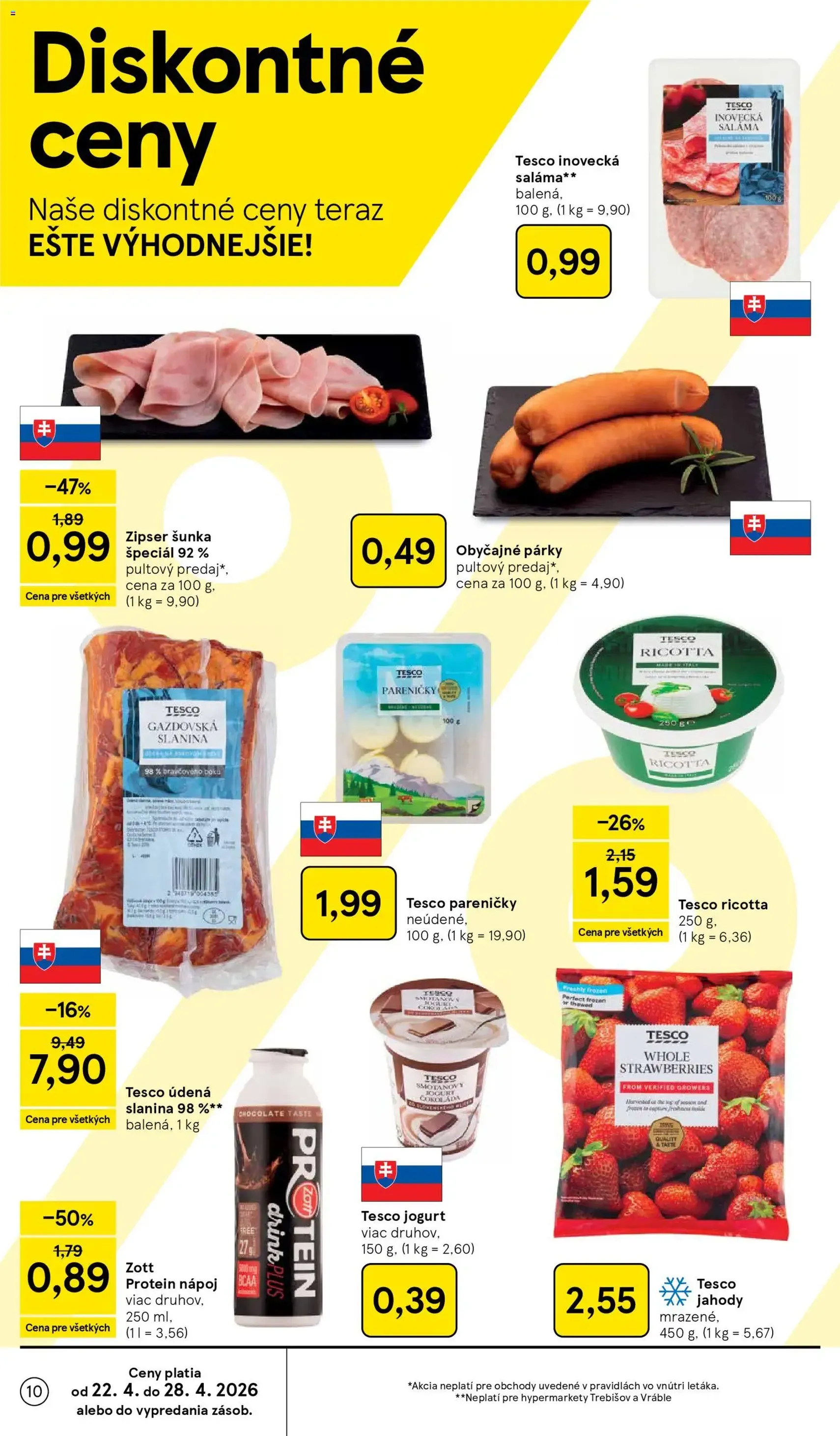 Tesco Hypermarket - leták - platný leták od 22.04.2026 strana 10 z 45