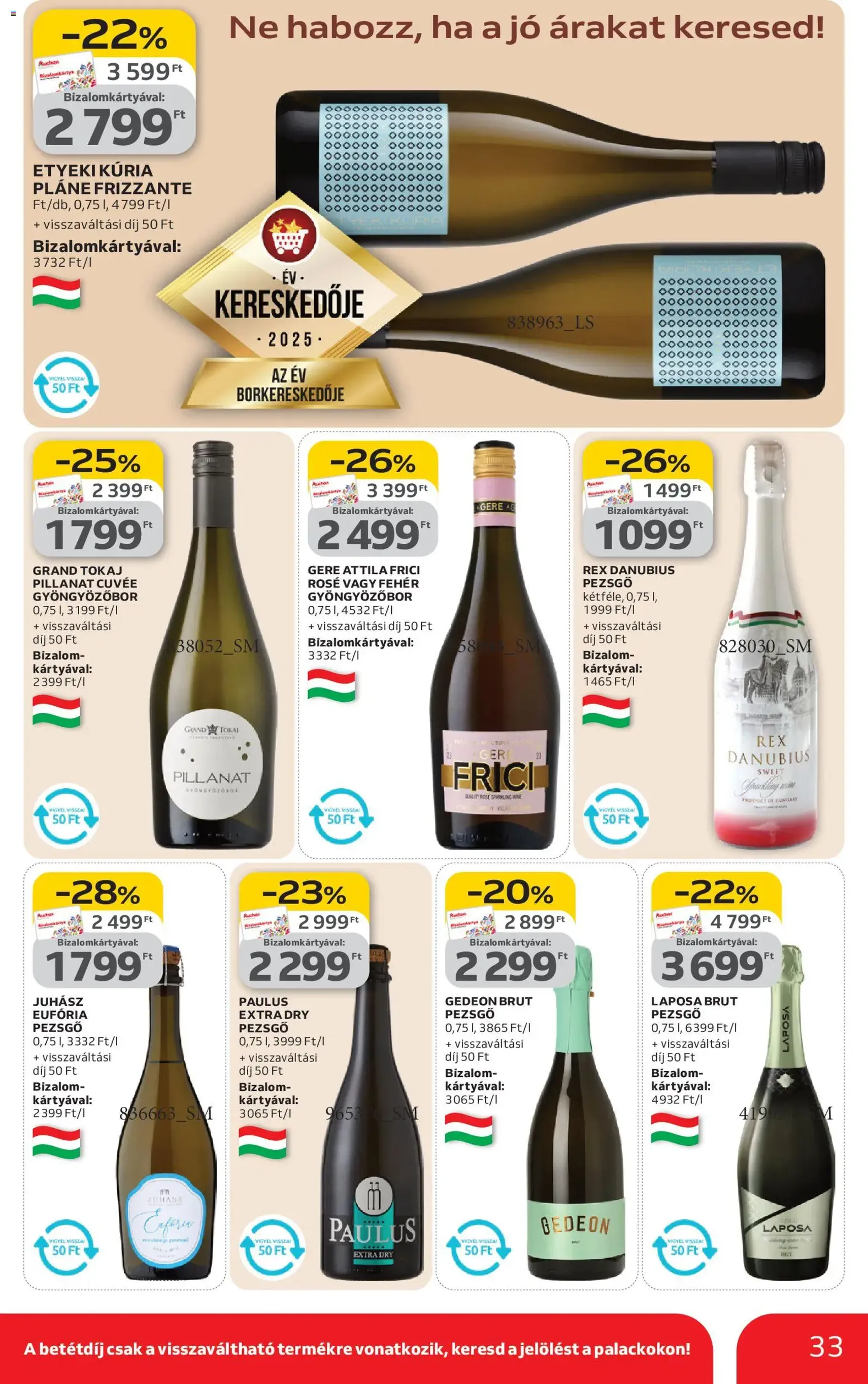 Auchan Akciós újság - 2026.02.19. érvényes szórólap 33 oldal 52 oldalból