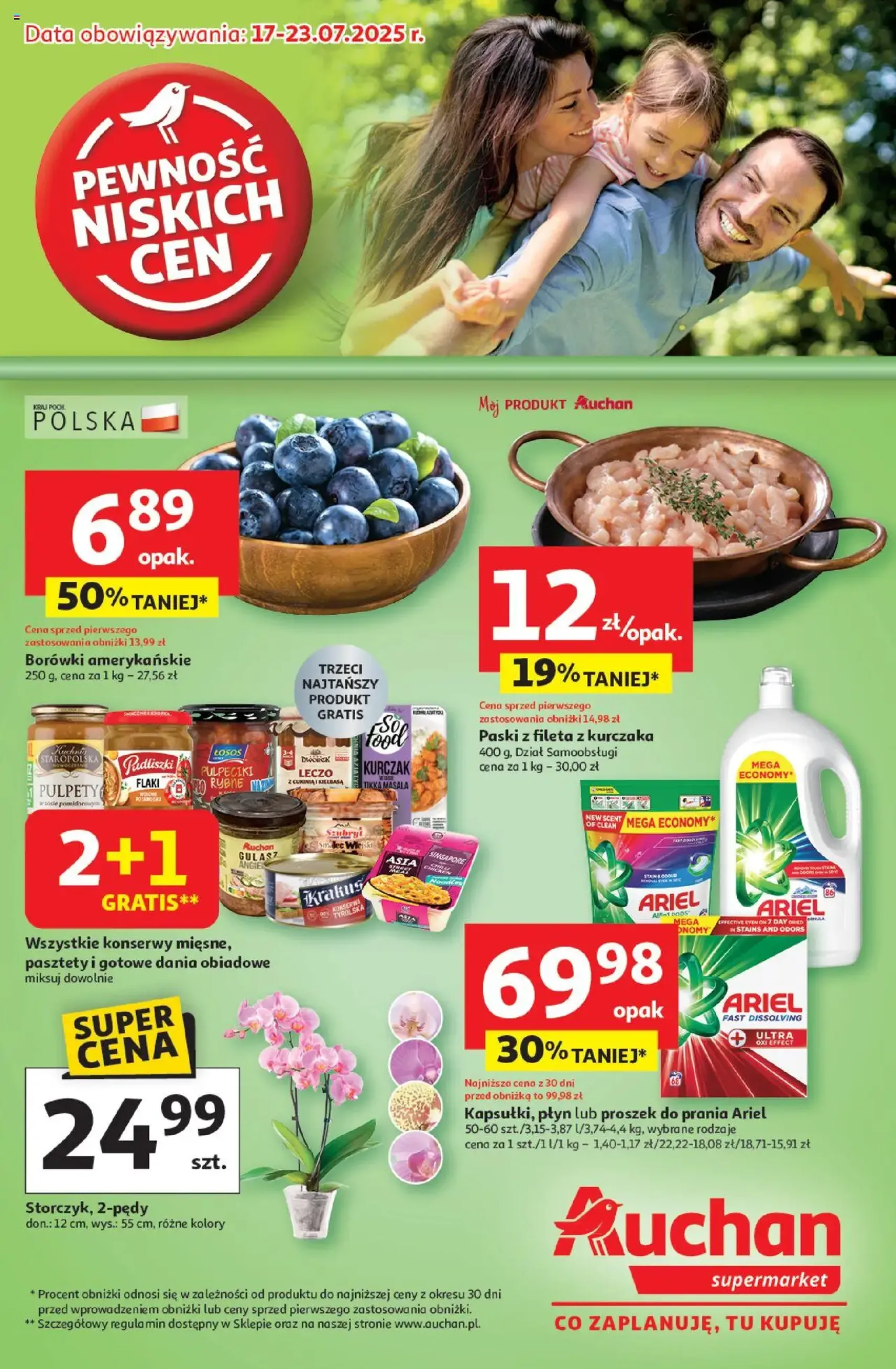 Auchan Gazetka - ważny gazetka od 17.07.2025 strona 1 z 8 Auchan Gazetka - ważny gazetka od 17.07.2025 strona 1 z 8