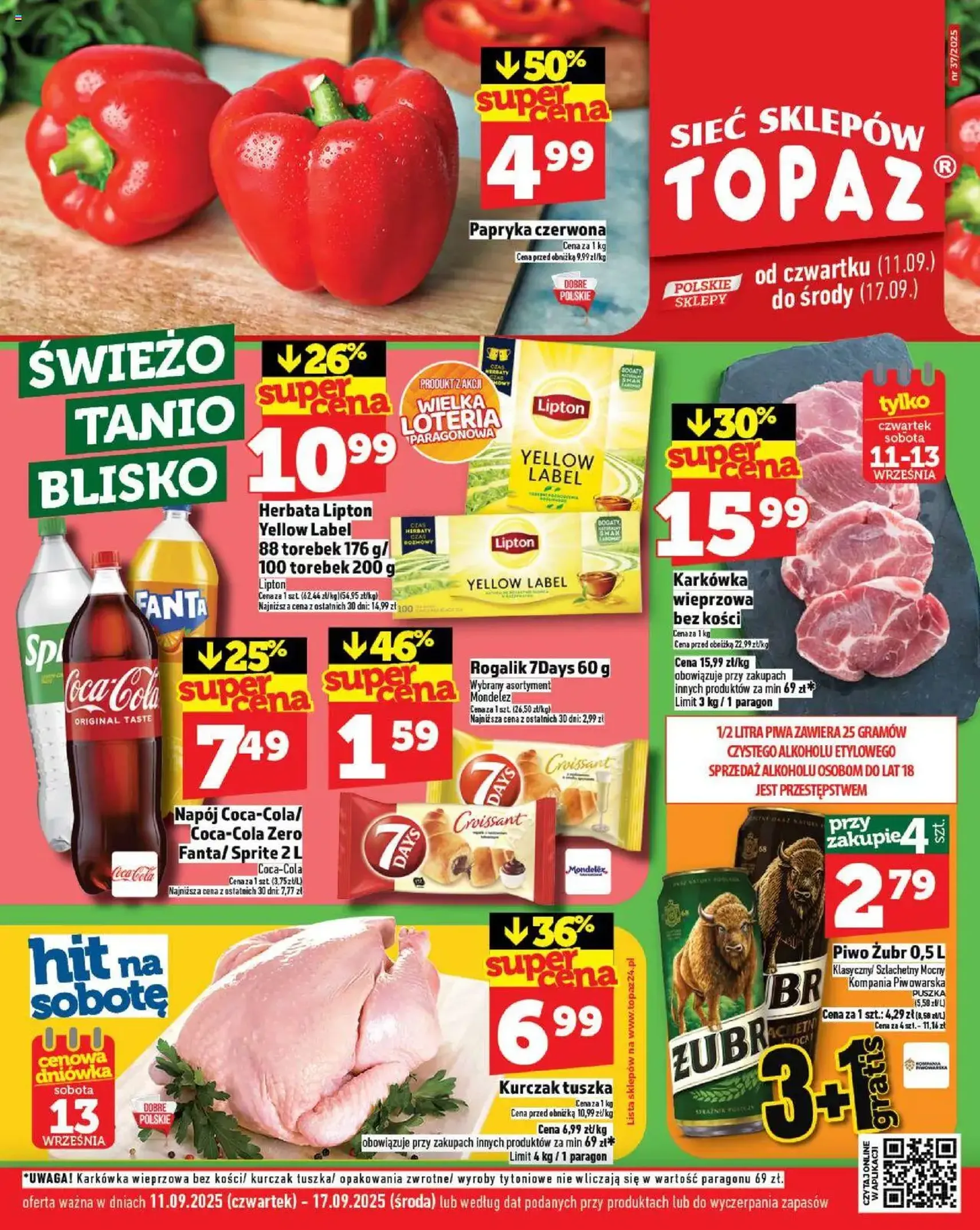 Topaz Gazetka - ważny gazetka od 11.09.2025 strona 1 z 28 Topaz Gazetka - ważny gazetka od 11.09.2025 strona 1 z 28