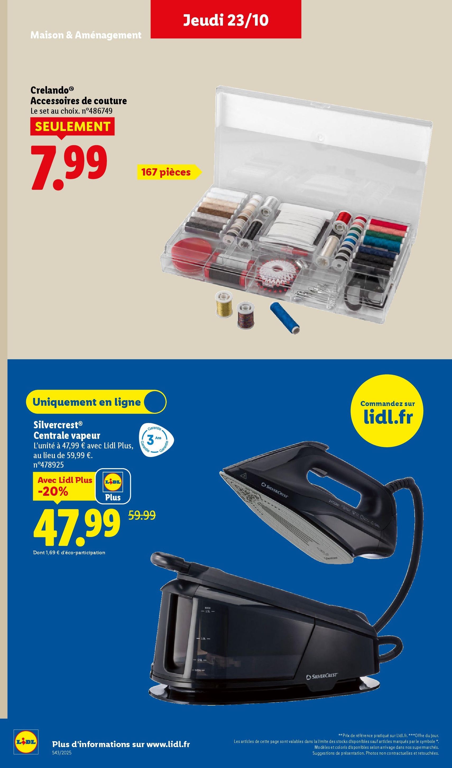 LIDL catalogue semaine 43 - brochure valable à partir du 23/10/2025, page 40 sur 84 LIDL catalogue semaine 43 - brochure valable à partir du 23/10/2025, page 40 sur 84