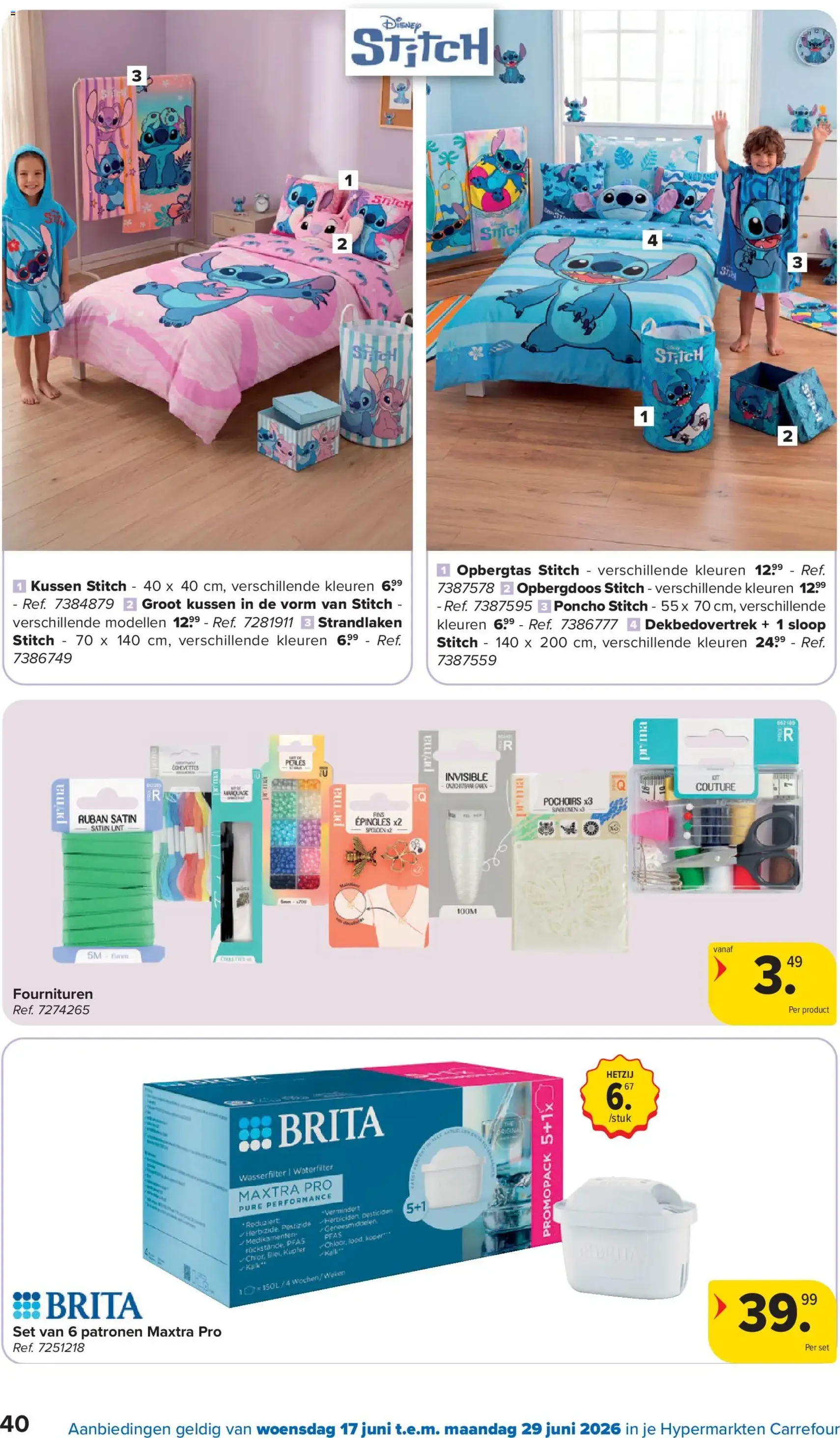 Carrefour Folder week 25 - geldige folder vanaf 17/06/2026 pagina 40 van 57