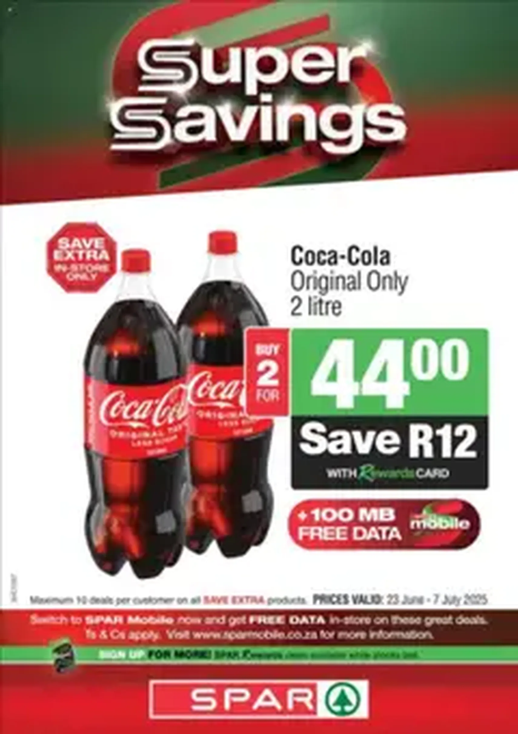 Spar Specials - valid flyer from 23/06/2025, page 1 of 1