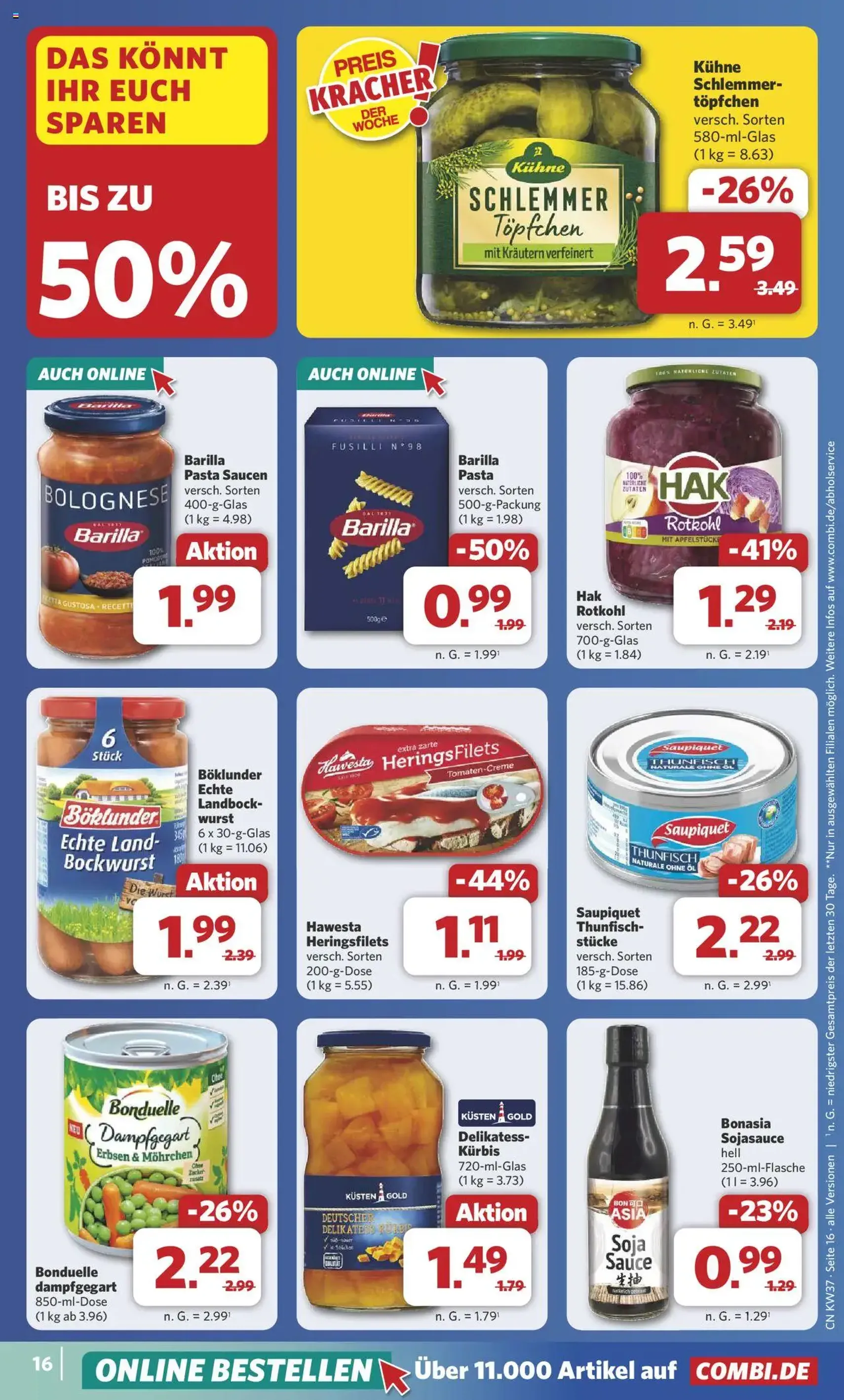 Combi Prospekt - Gültiger Prospekt ab 08.09.2025, Seite 22 von insgesamt 36 Combi Prospekt - Gültiger Prospekt ab 08.09.2025, Seite 22 von insgesamt 36