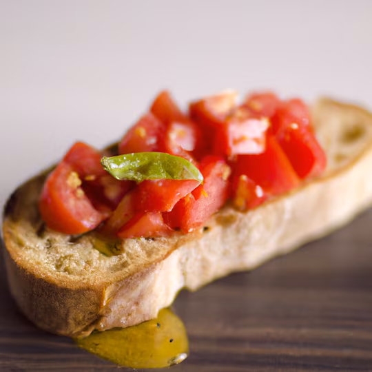 Anteprima ricetta Bruschetta al Pomodoro