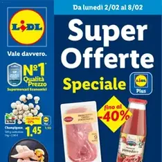 Volantino Lidl - anteprima volantino valido dal 02/02/2026