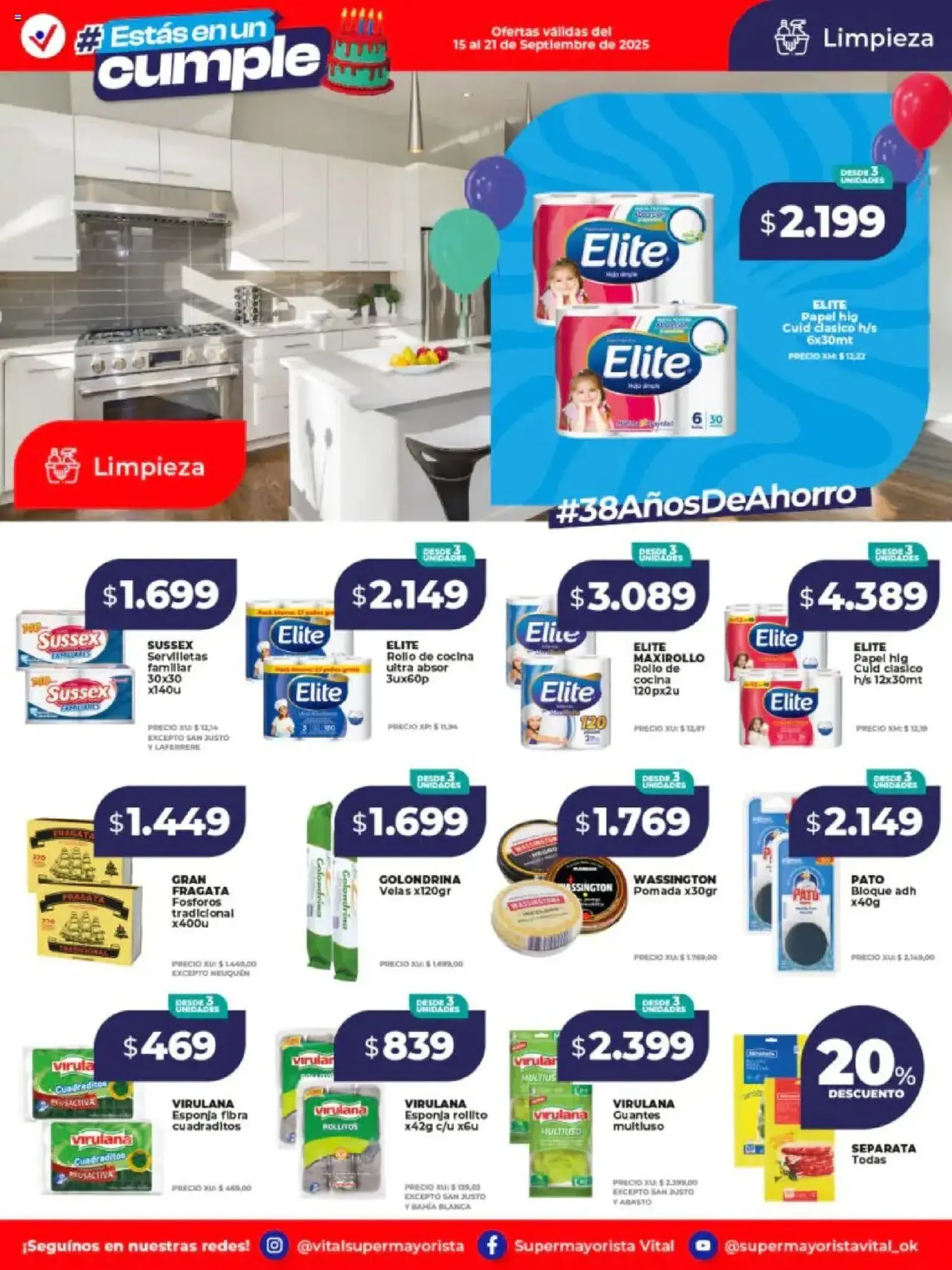 Vital - Ofertas - folleto válido desde 15/09/2025 página 9 de 22 Vital - Ofertas - folleto válido desde 15/09/2025 página 9 de 22