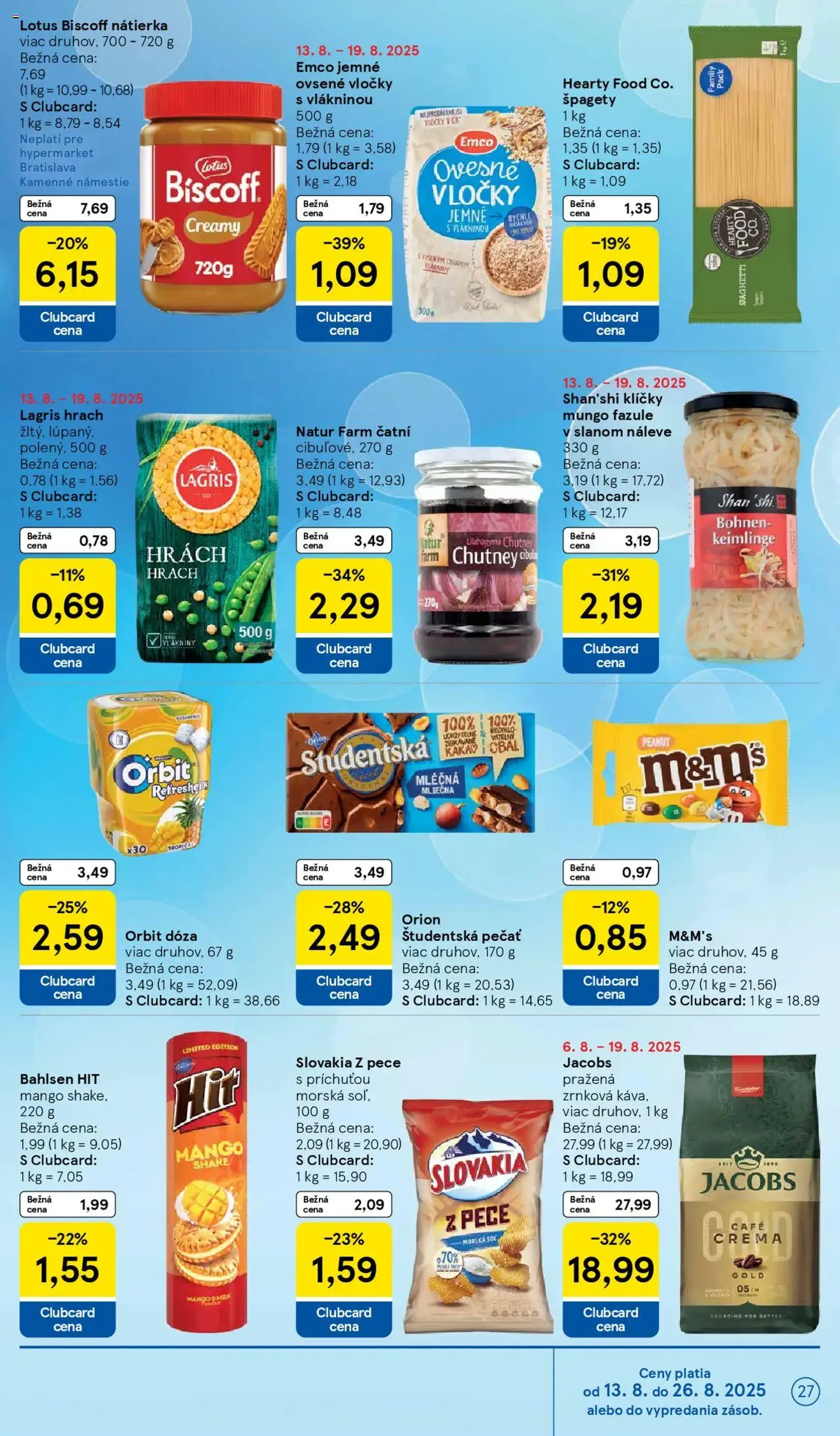 Tesco Hypermarket - leták - platný leták od 13.08.2025 strana 27 z 43