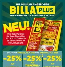 Billa Plus Flugblatt - Prospekt Vorschau gültig ab 17.07.2025