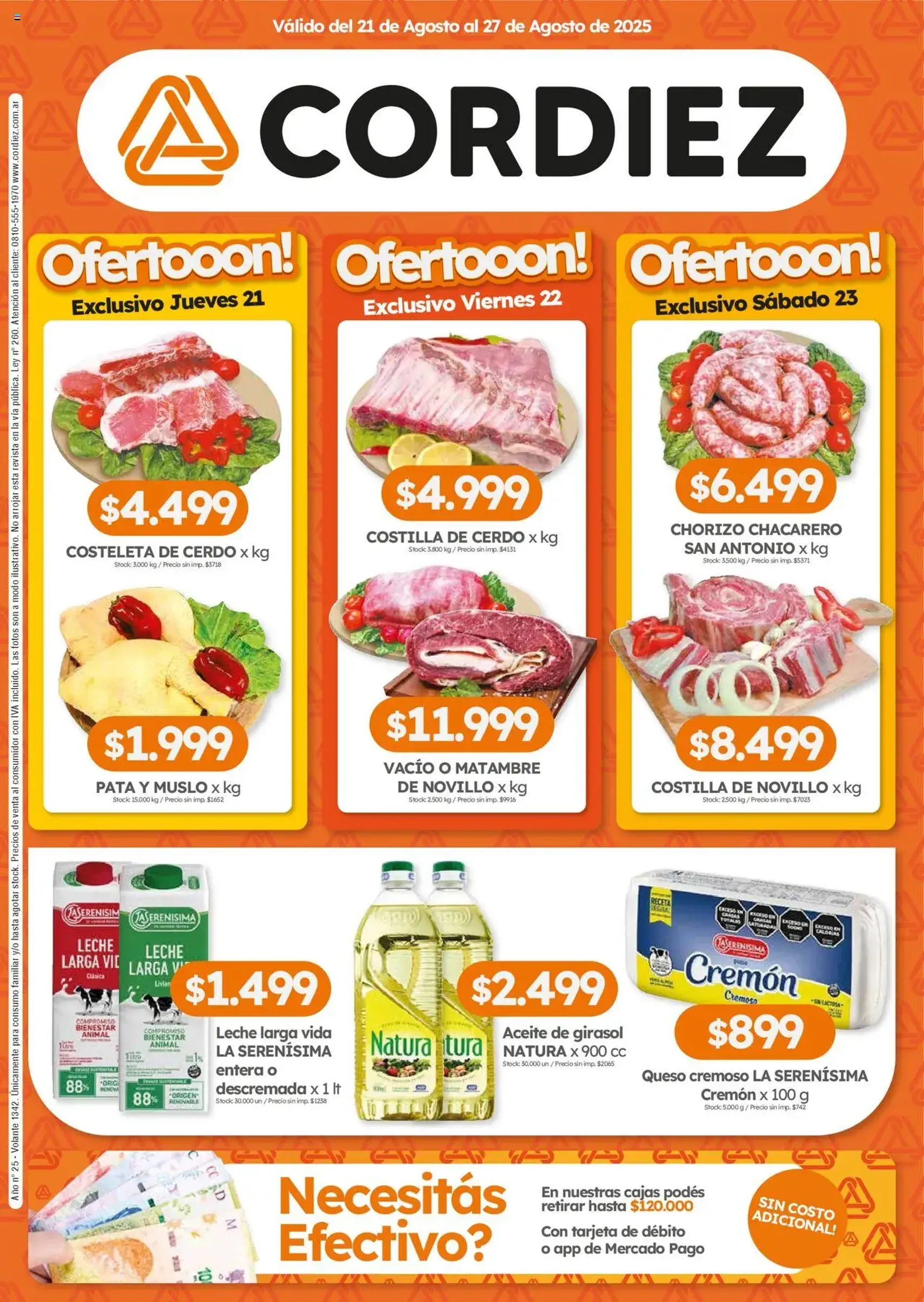 Cordiez ofertas - folleto válido desde 31/07/2025 página 1 de 8