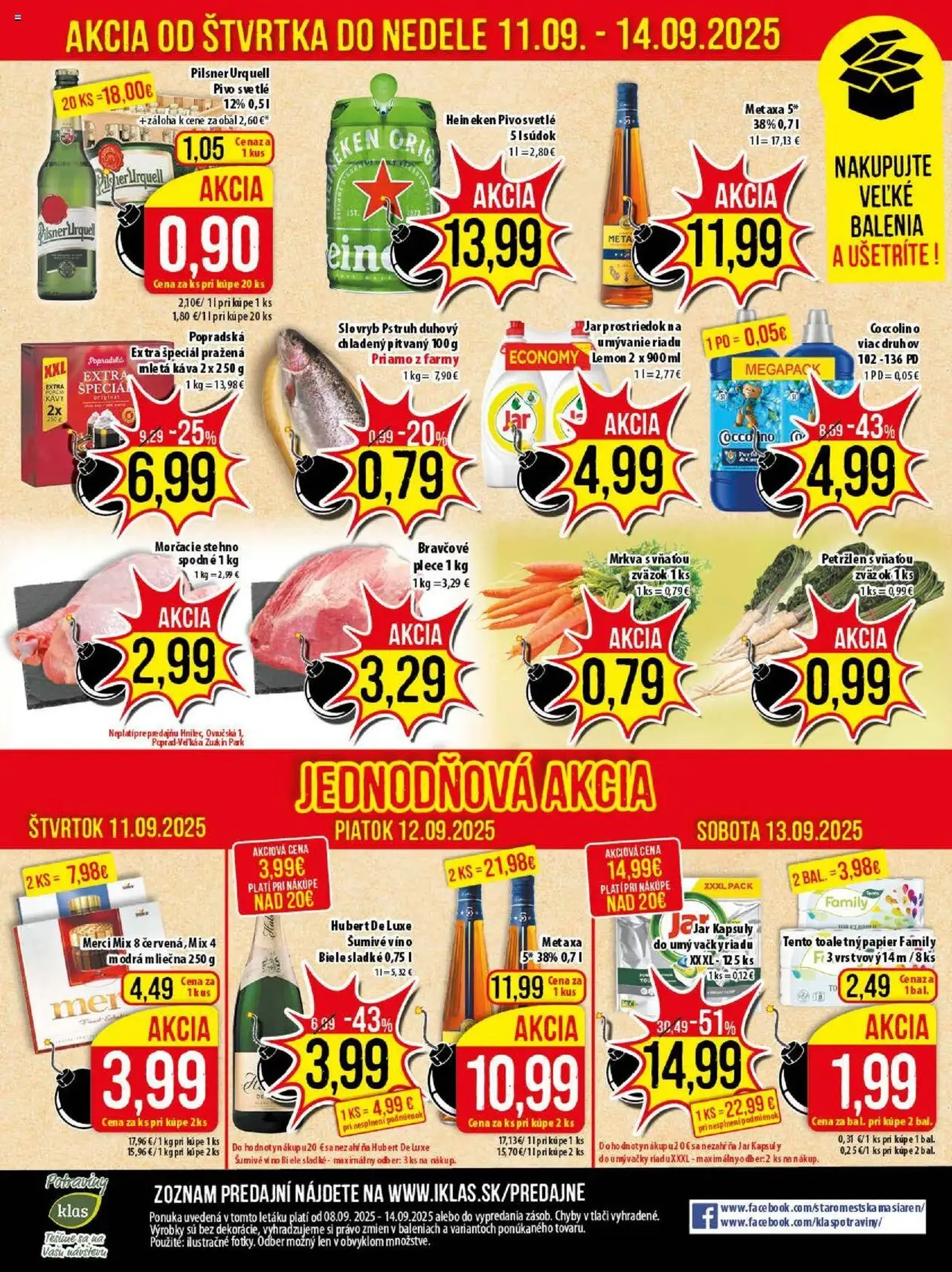 Klas leták - platný leták od 08.09.2025 strana 24 z 24 Klas leták - platný leták od 08.09.2025 strana 24 z 24