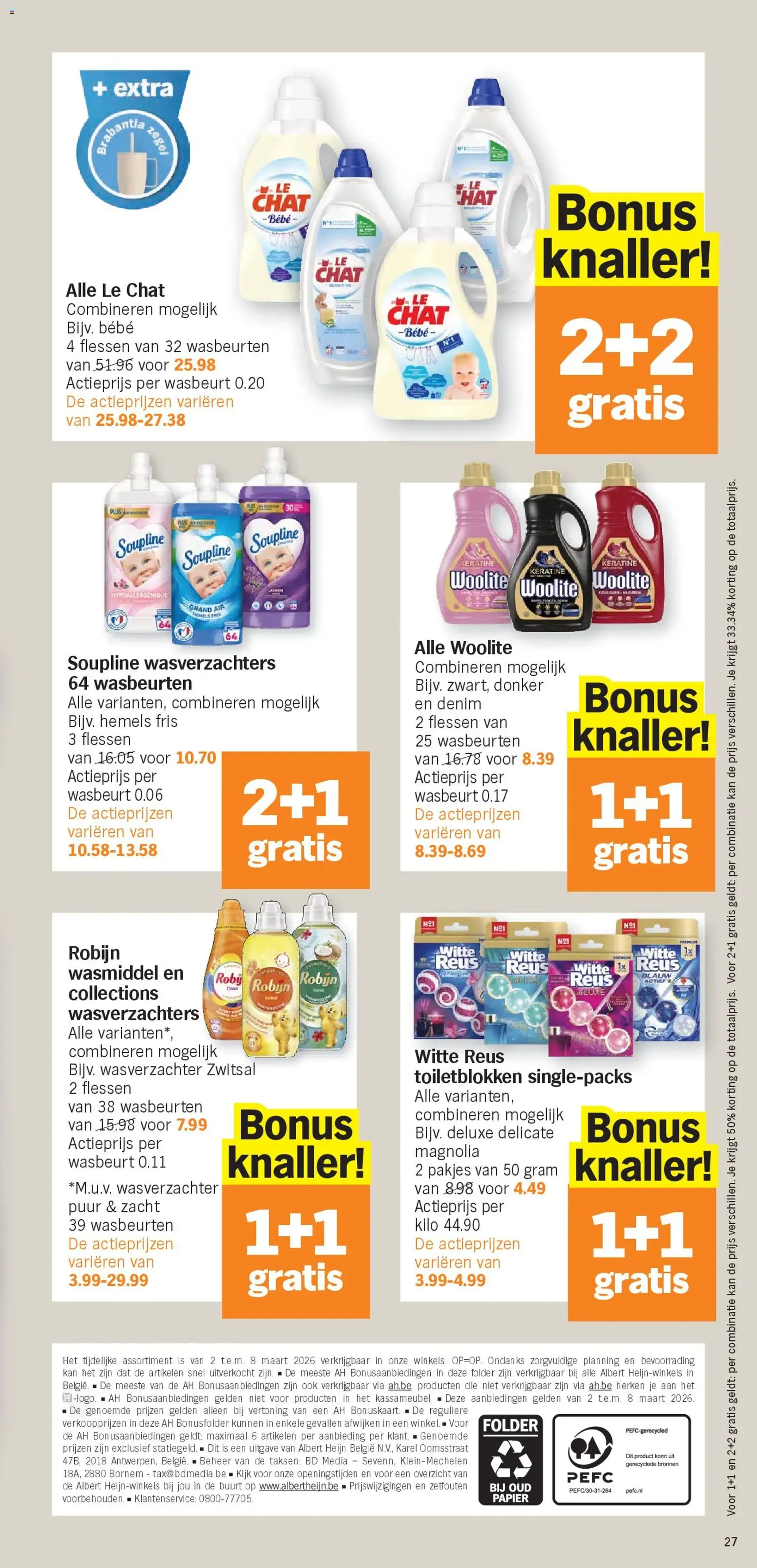 Albert Heijn folder week / de la semaine 10 - geldige folder vanaf 02/03/2026 pagina 27 van 30