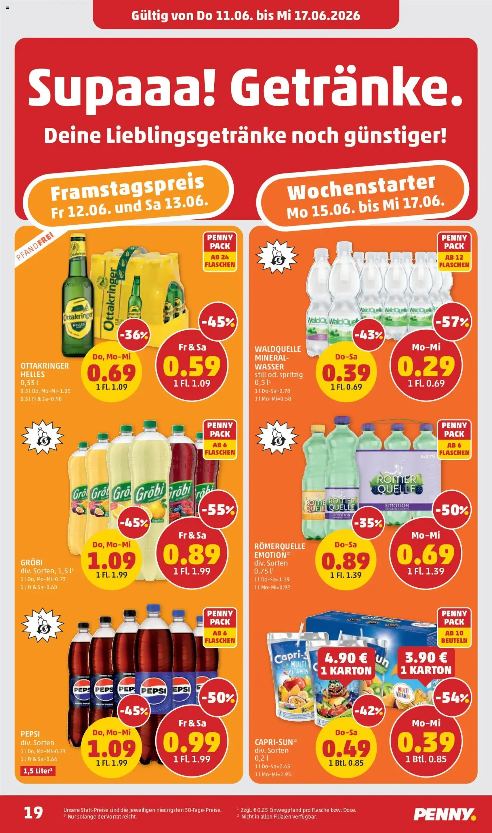 Penny Markt - Flugblatt - Gültiger Prospekt ab 11.06.2026, Seite 19 von insgesamt 32