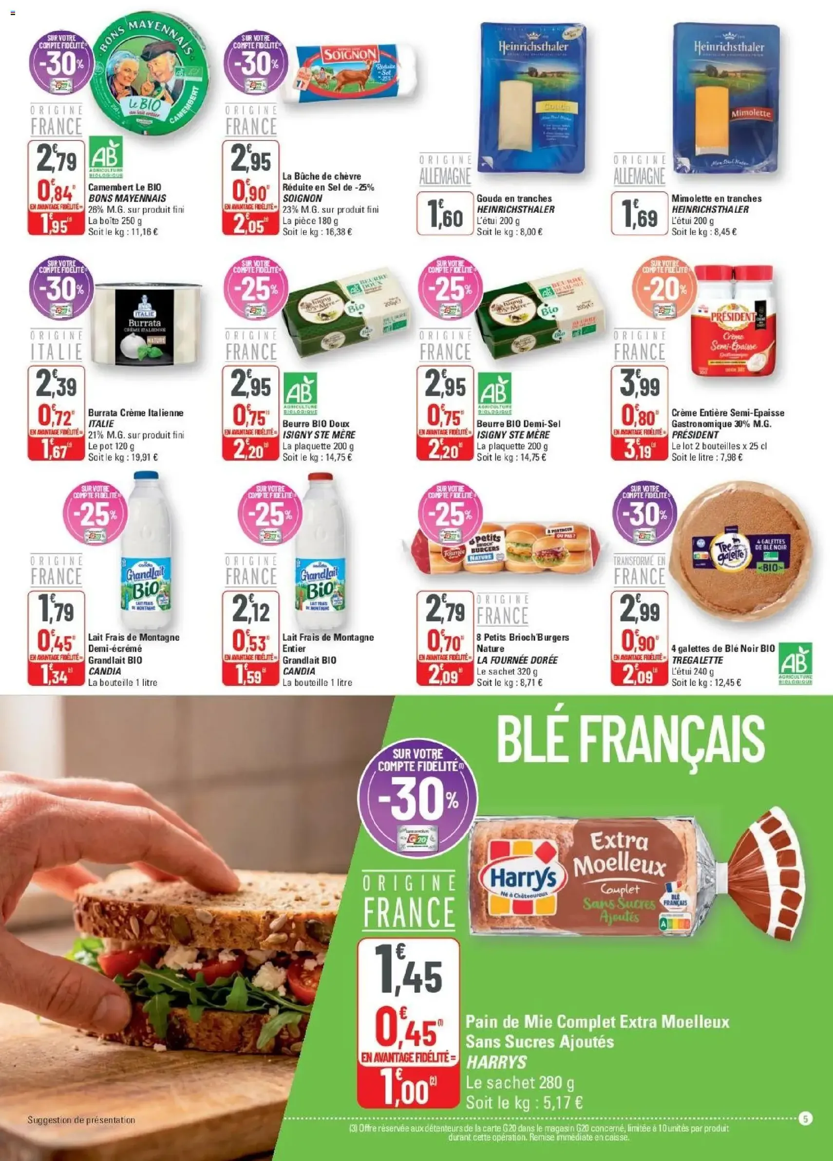 G20 Supermarchés catalogue - brochure valable à partir du 01/07/2026, page 5 sur 20