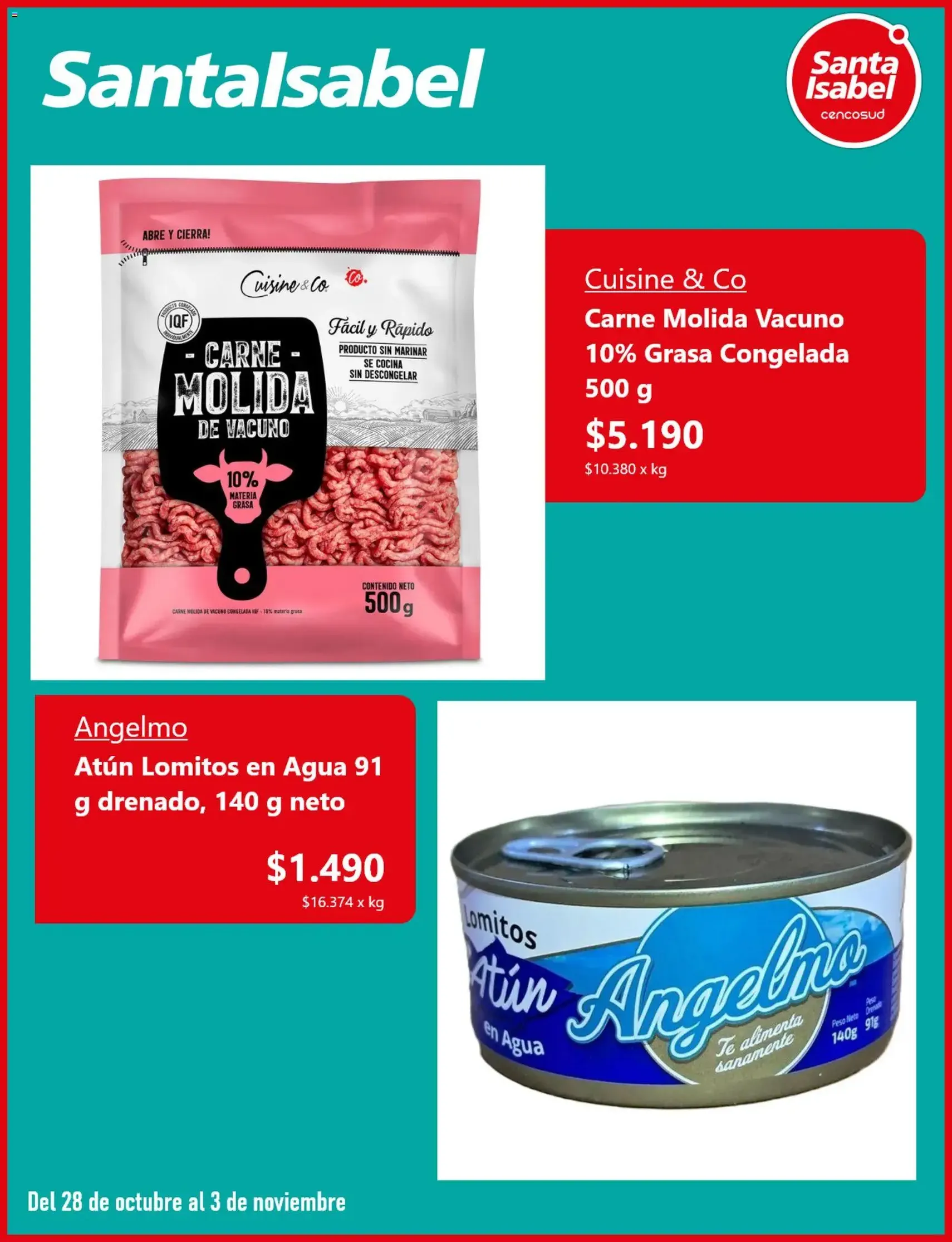 Santa Isabel ofertas - folleto válido desde 28.10.2025 página 4 de 5