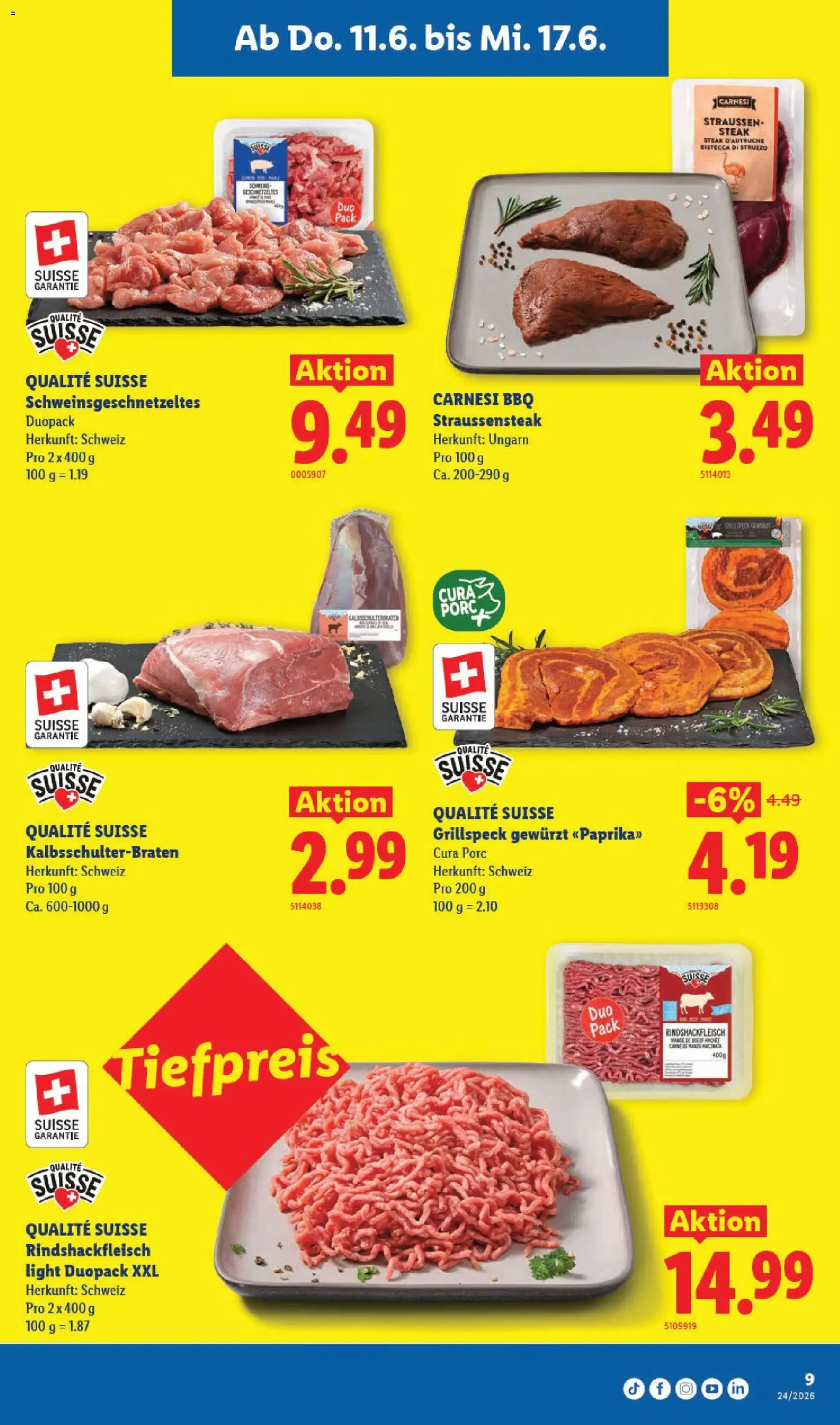 Lidl aktionen - Gültiger Prospekt ab 11.06.2026, Seite 11 von insgesamt 40