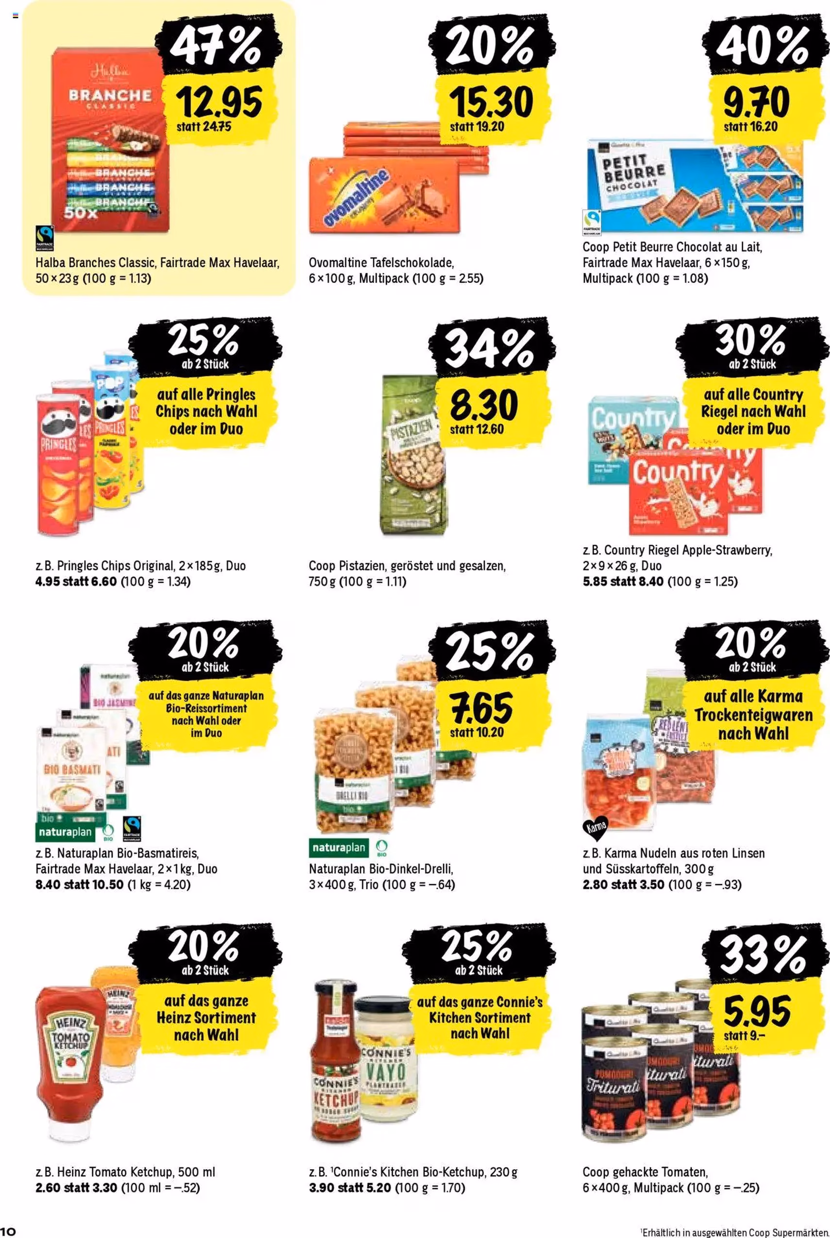 Coop Aktionen - Gültiger Prospekt ab 24.07.2025, Seite 10 von insgesamt 24 Coop Aktionen - Gültiger Prospekt ab 24.07.2025, Seite 10 von insgesamt 24