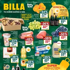 Billa Velký leták - náhled letáku platný od 10.12.2025