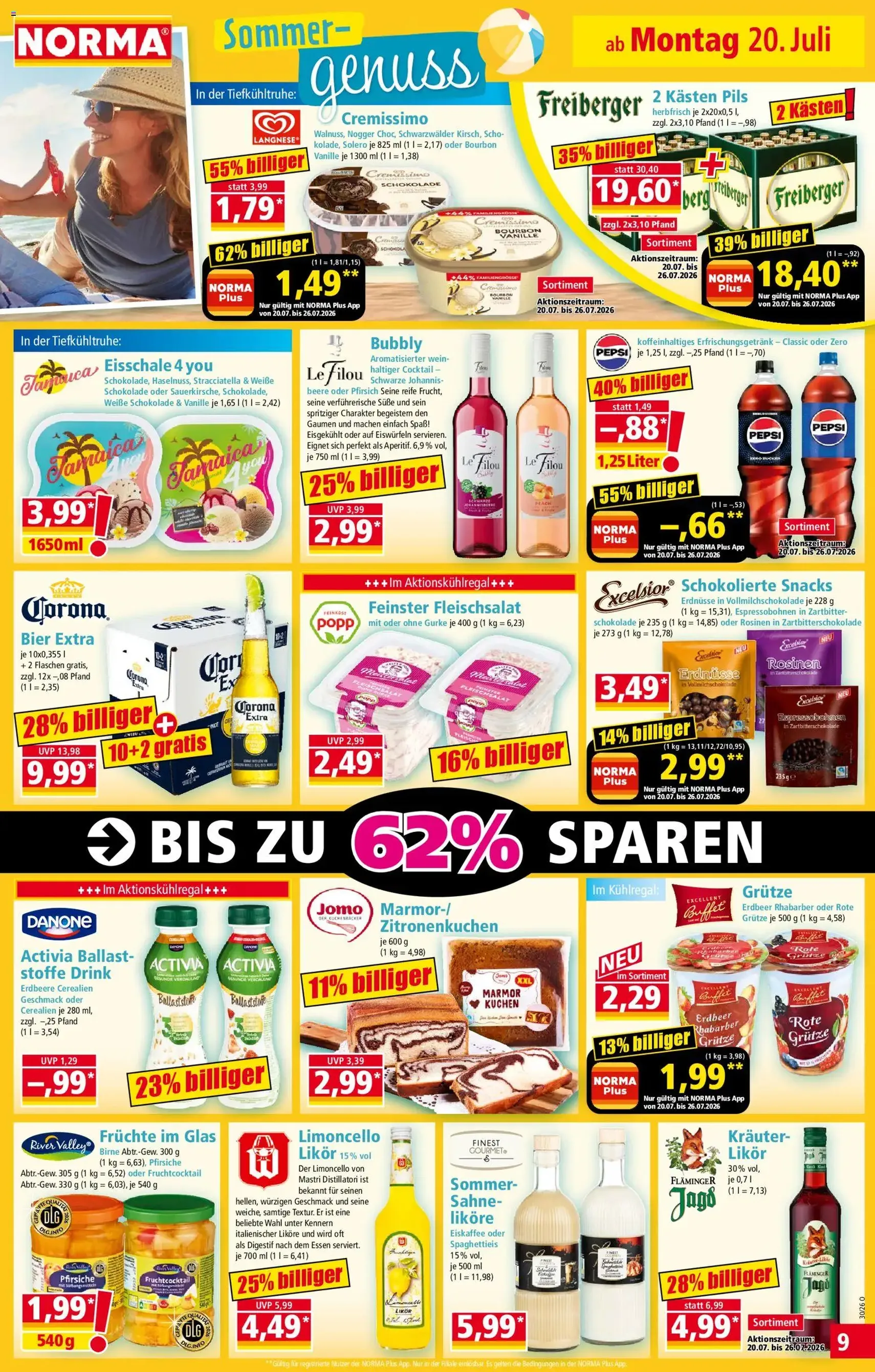 Norma Prospekt - Gültiger Prospekt ab 20.07.2026, Seite 9 von insgesamt 19