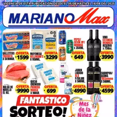 Vista previa del folleto Mariano Max catálogo válido desde 05/08/2025