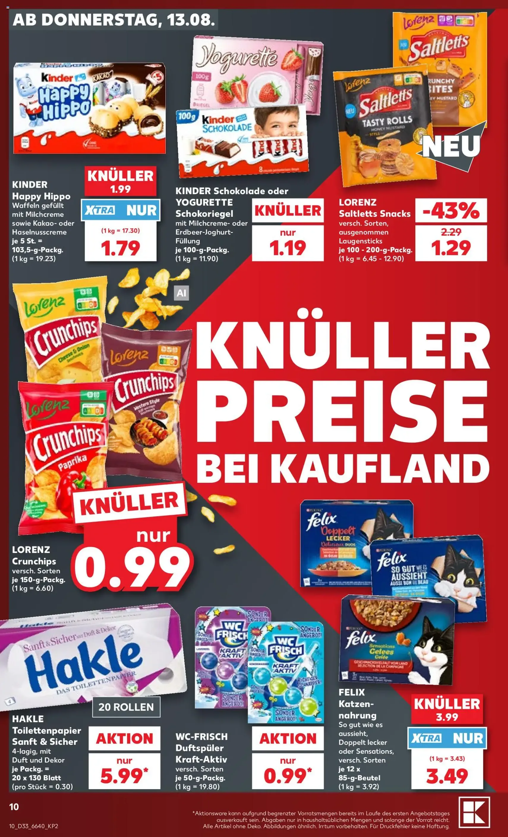 Kaufland Prospekt - Gültiger Prospekt ab 13.08.2026, Seite 10 von insgesamt 54