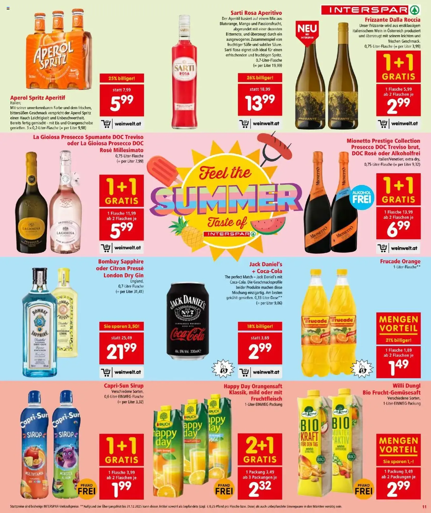 Interspar Flugblatt - Gültiger Prospekt ab 14.08.2025, Seite 11 von insgesamt 20 Interspar Flugblatt - Gültiger Prospekt ab 14.08.2025, Seite 11 von insgesamt 20