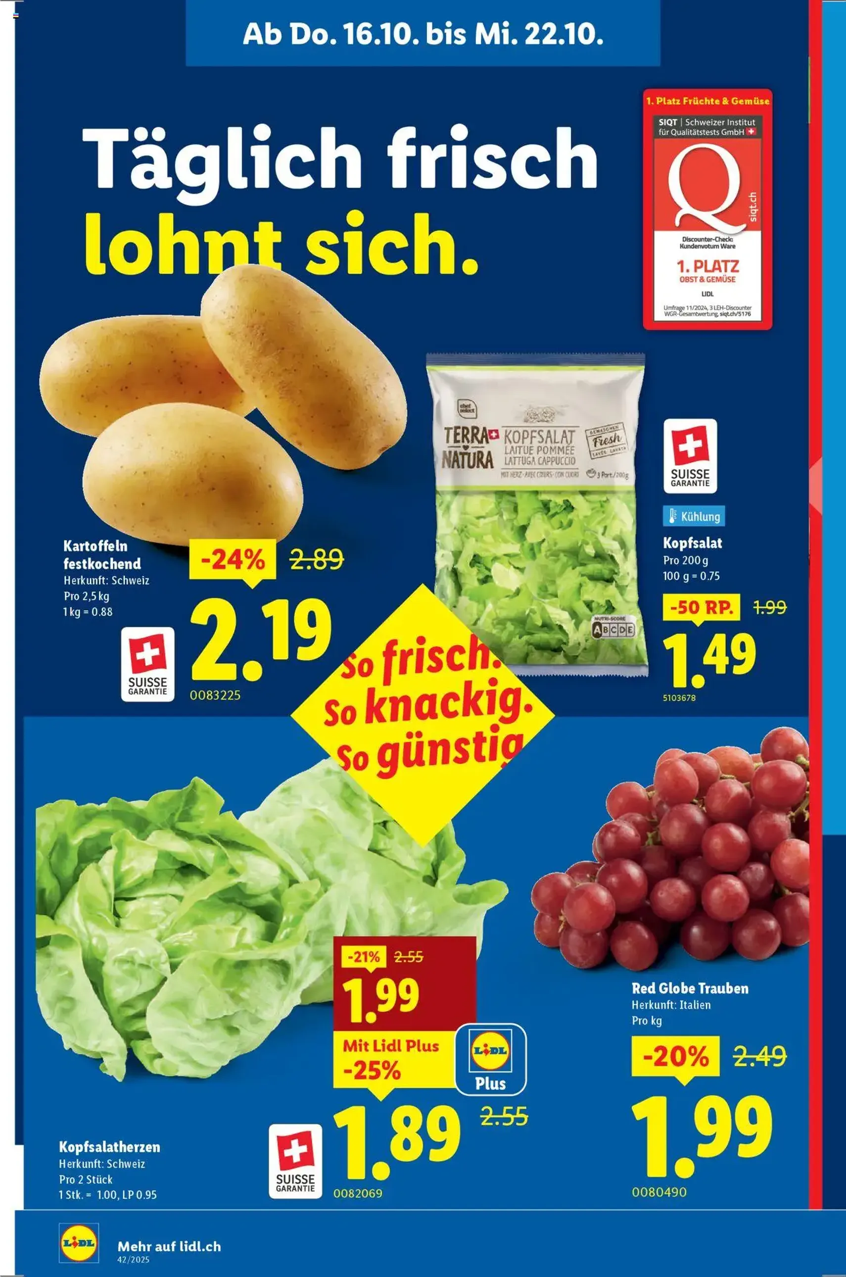 Lidl Aktionen - Gültiger Prospekt ab 16.10.2025, Seite 4 von insgesamt 32 Lidl Aktionen - Gültiger Prospekt ab 16.10.2025, Seite 4 von insgesamt 32