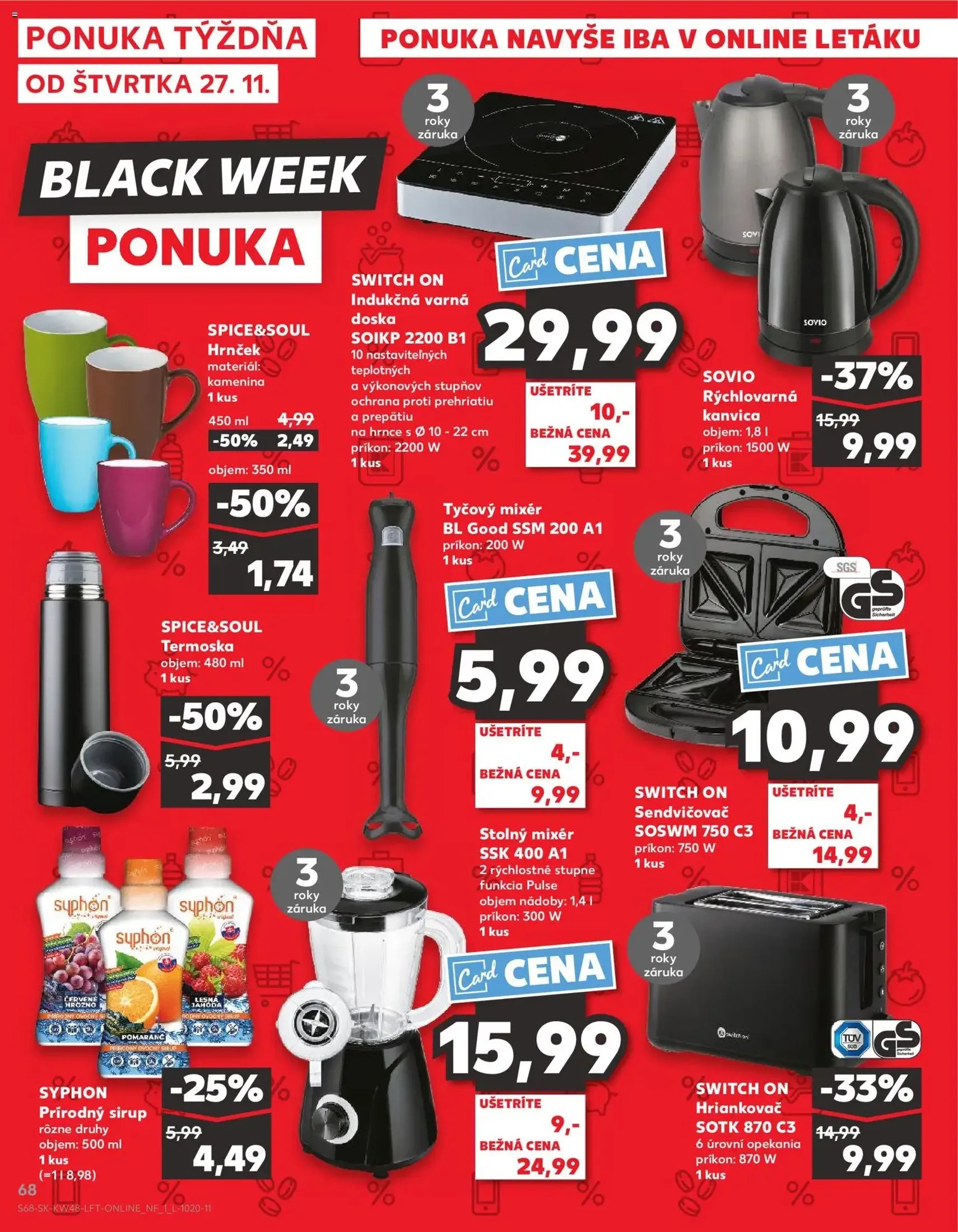 Kaufland SK Black Friday - 2025.11.27. érvényes szórólap 68 oldal 78 oldalból