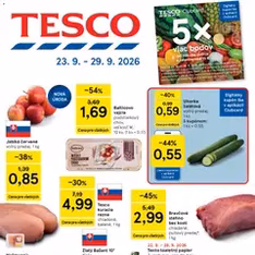 Tesco Hypermarket - leták - náhľad letáku platný od 23.09.2026