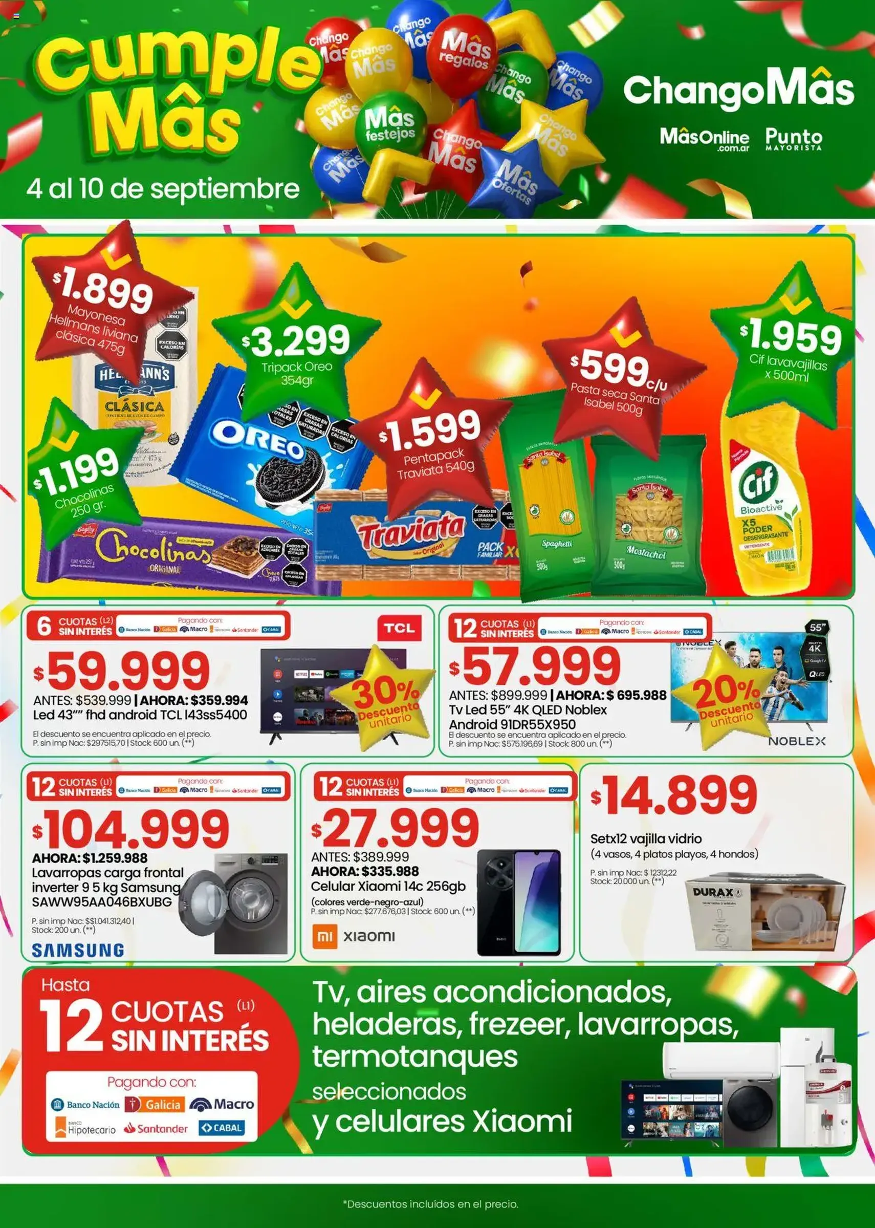 Changomas ofertas - folleto válido desde 04/09/2025 página 1 de 18 Changomas ofertas - folleto válido desde 04/09/2025 página 1 de 18
