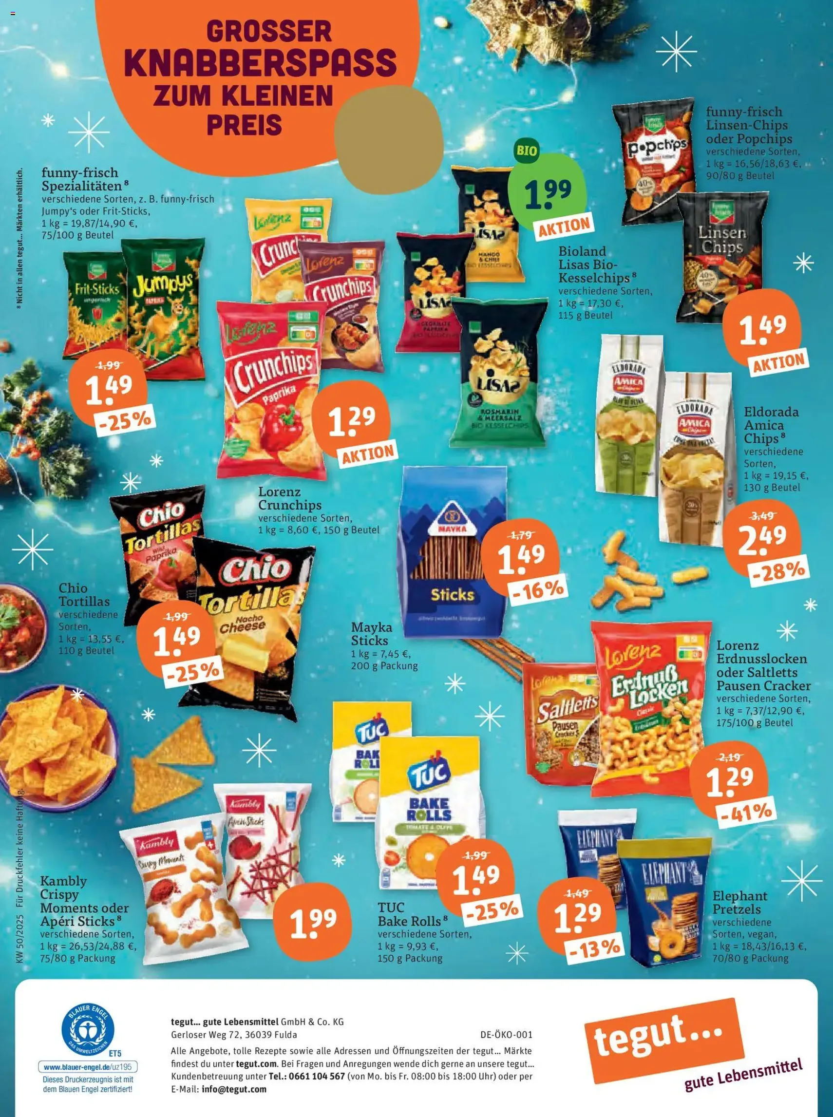 Tegut Prospekt - Gültiger Prospekt ab 08.12.2025, Seite 23 von insgesamt 23