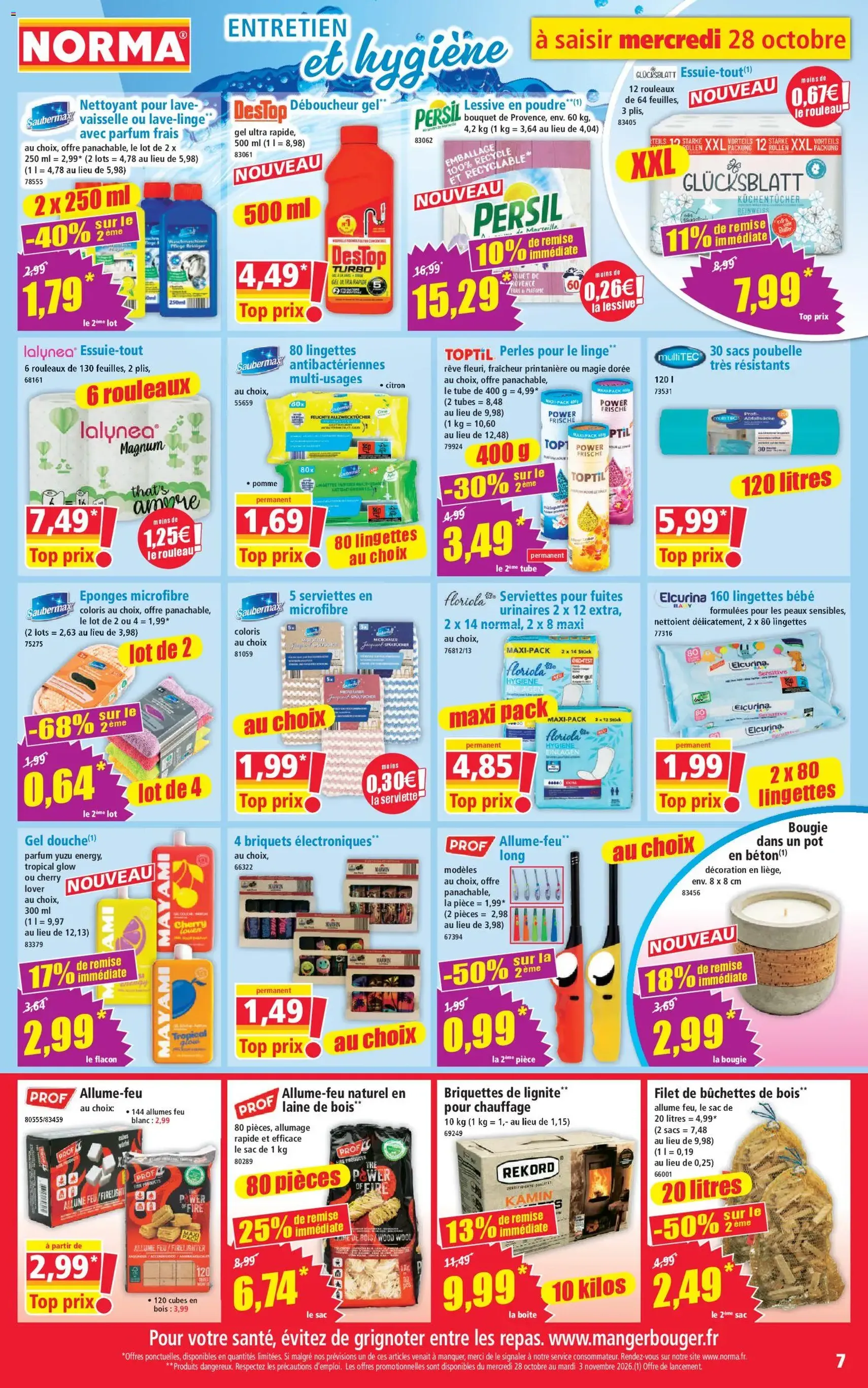 Norma catalogue - brochure valable à partir du 28/10/2026, page 7 sur 12
