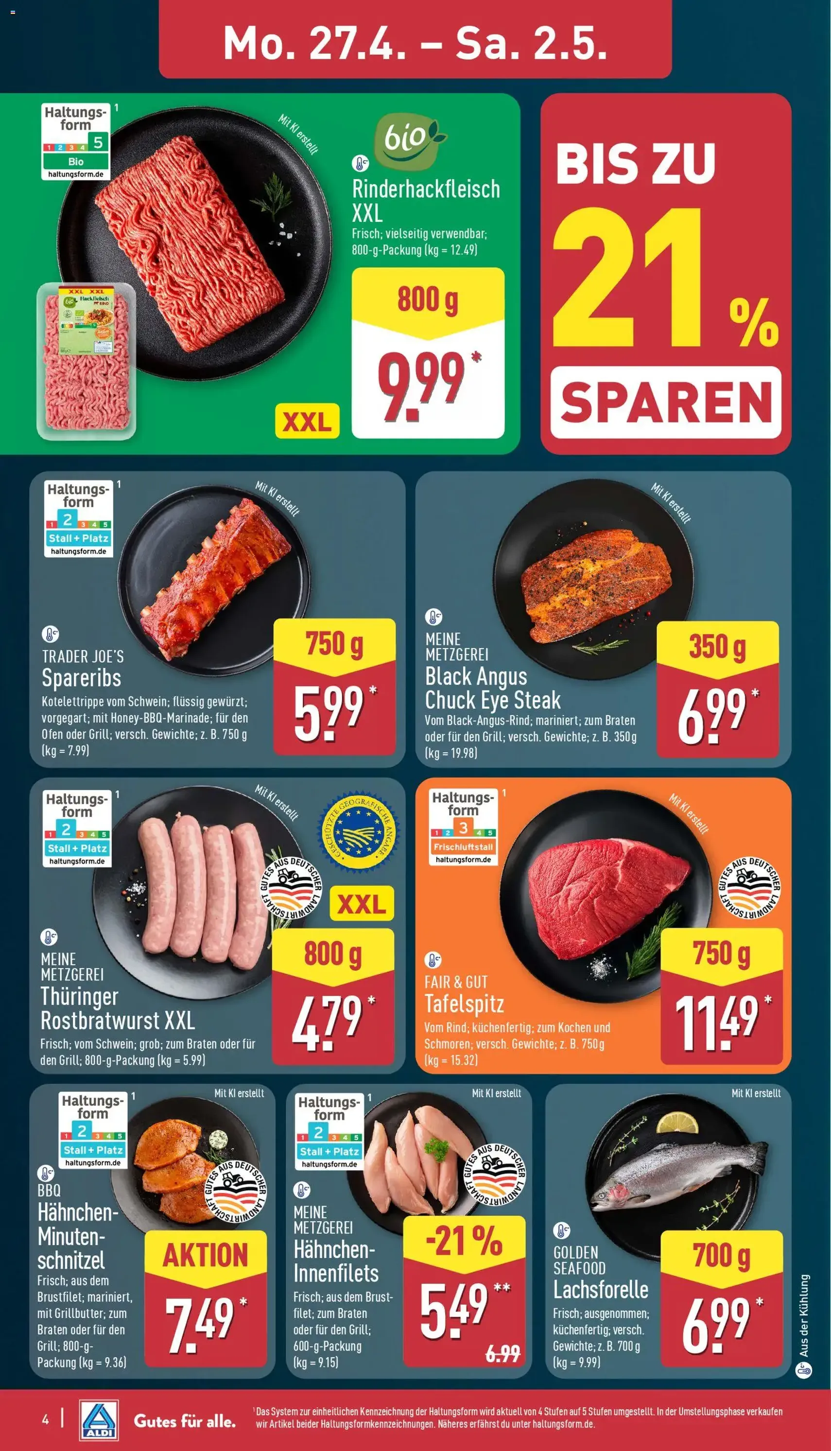 Aldi Prospekt - Gültiger Prospekt ab 27.04.2026, Seite 4 von insgesamt 37