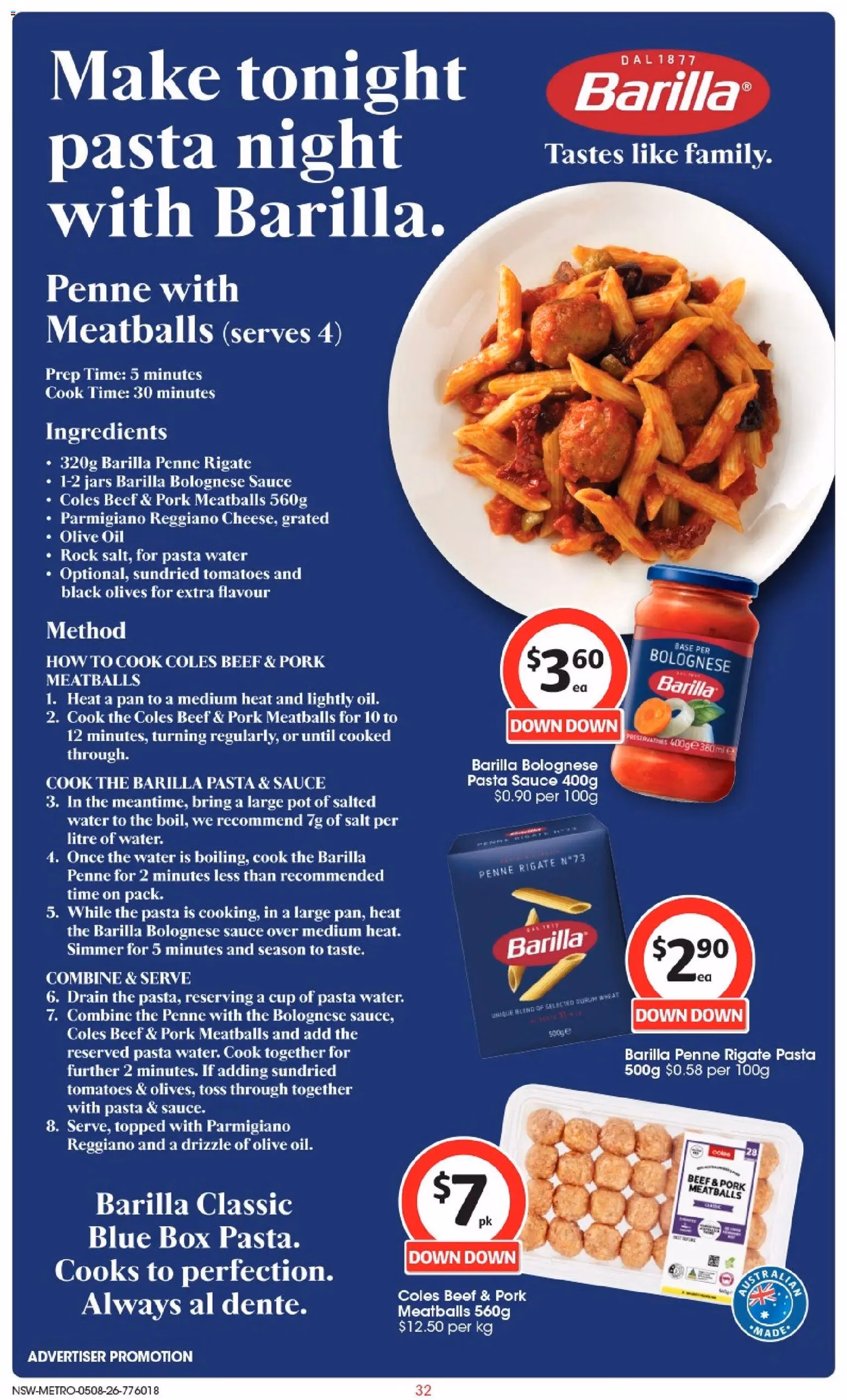 Coles catalogue - valid flyer from 04/08/2026, page 32 of 52