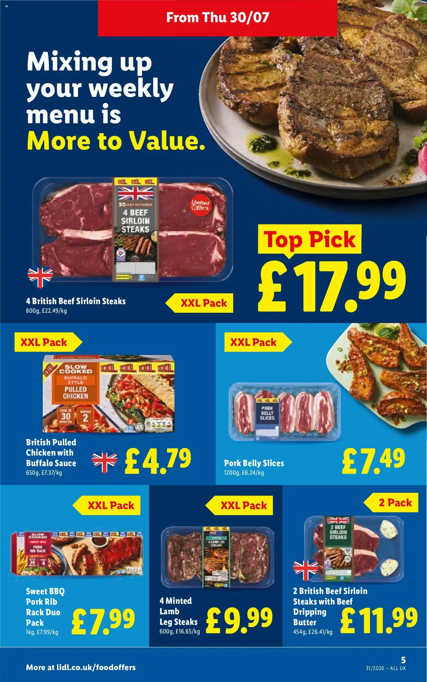 Weekly offers Lidl - valid flyer from 30/07/2026, page 5 of 28