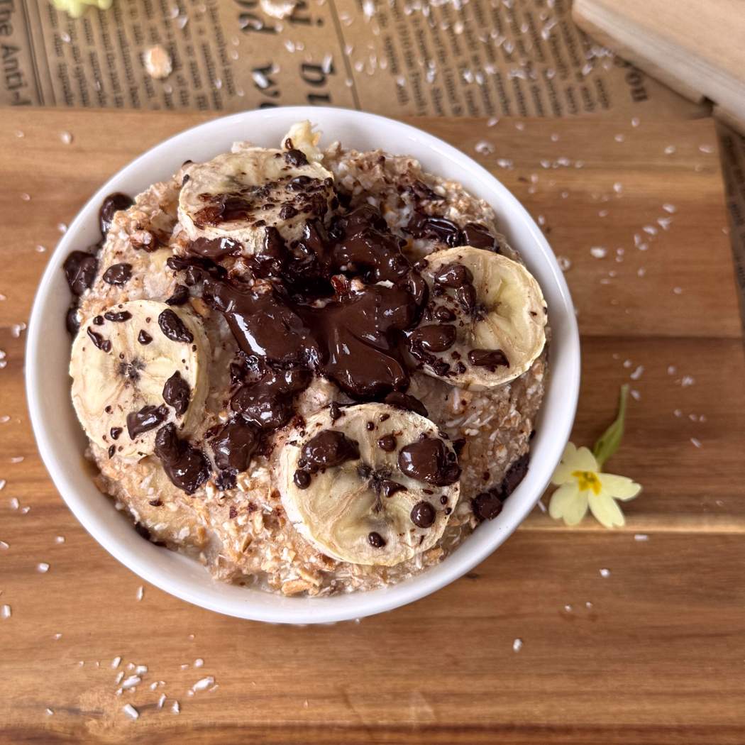 Pečená ovsená kaša s kokosom