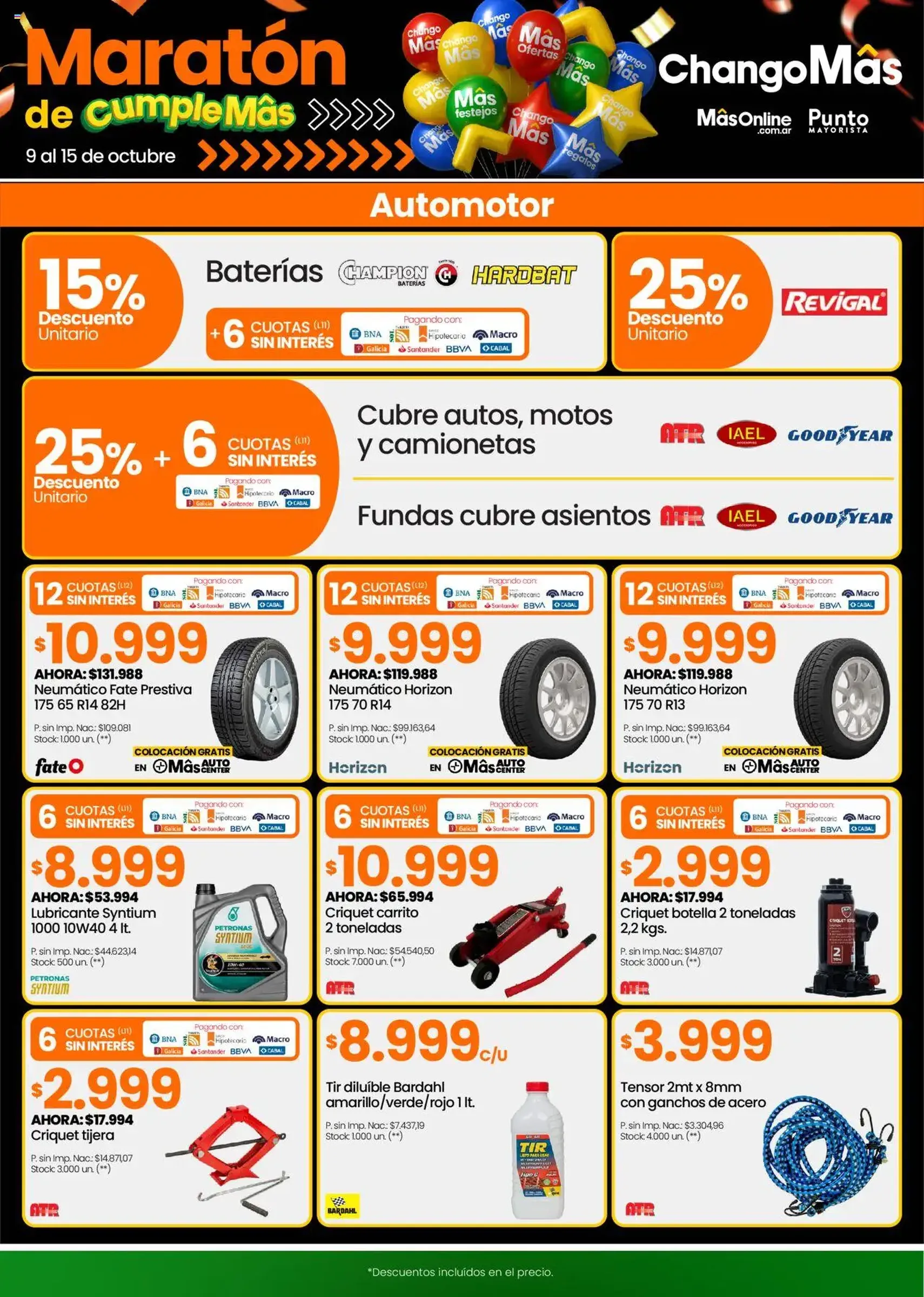Changomas ofertas - folleto válido desde 09/10/2025 página 18 de 21 Changomas ofertas - folleto válido desde 09/10/2025 página 18 de 21