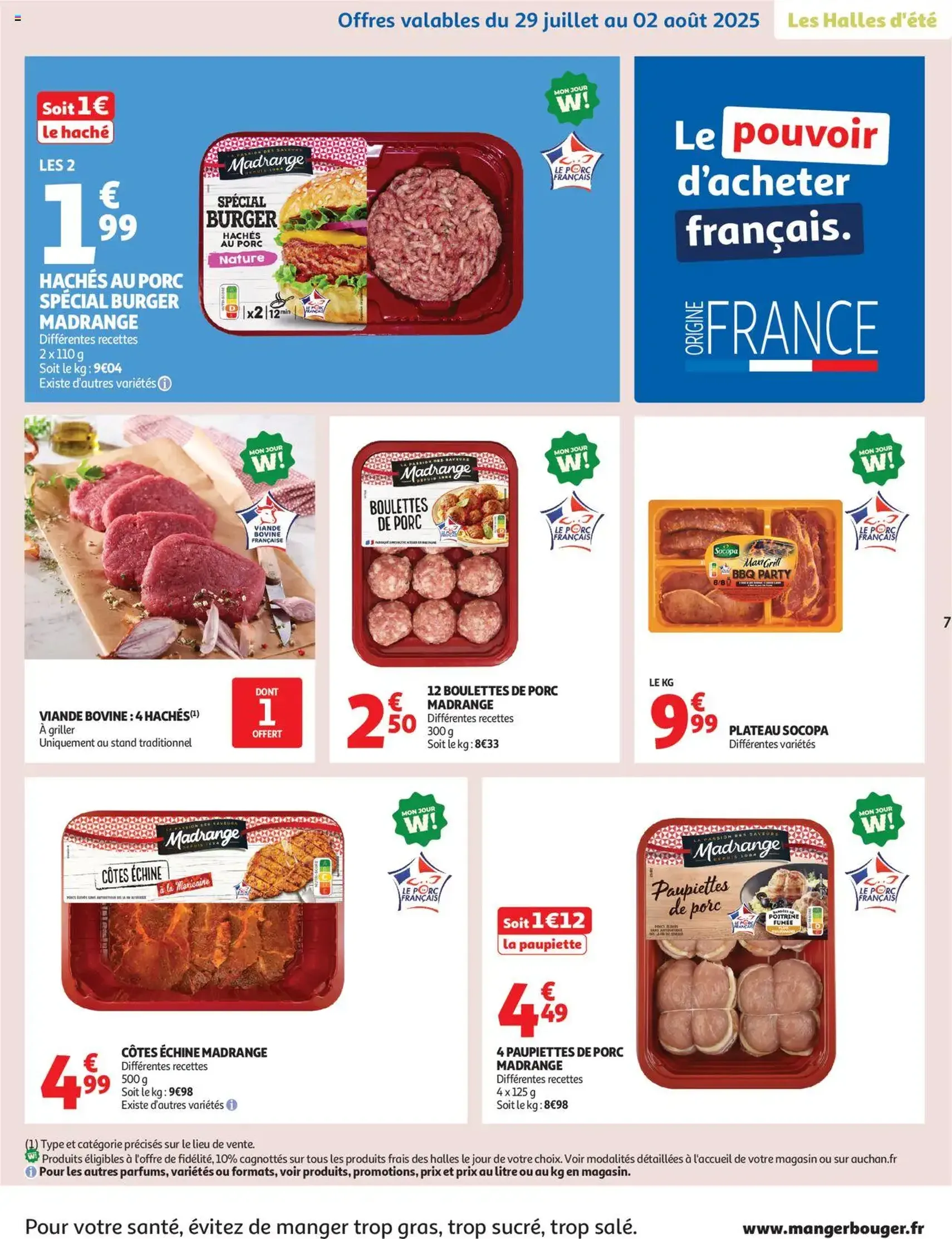 Auchan prospectus - brochure valable à partir du 29/07/2025, page 7 sur 49 Auchan prospectus - brochure valable à partir du 29/07/2025, page 7 sur 49