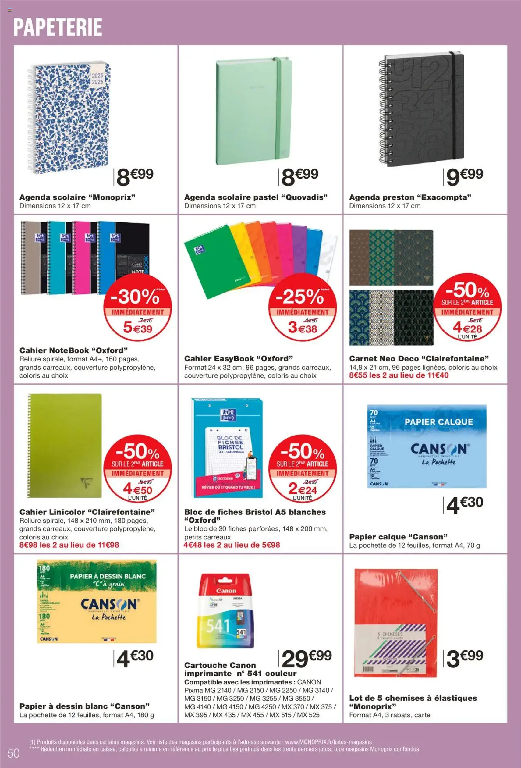 Monoprix catalogue - brochure valable à partir du 09/09/2025, page 50 sur 54 Monoprix catalogue - brochure valable à partir du 09/09/2025, page 50 sur 54