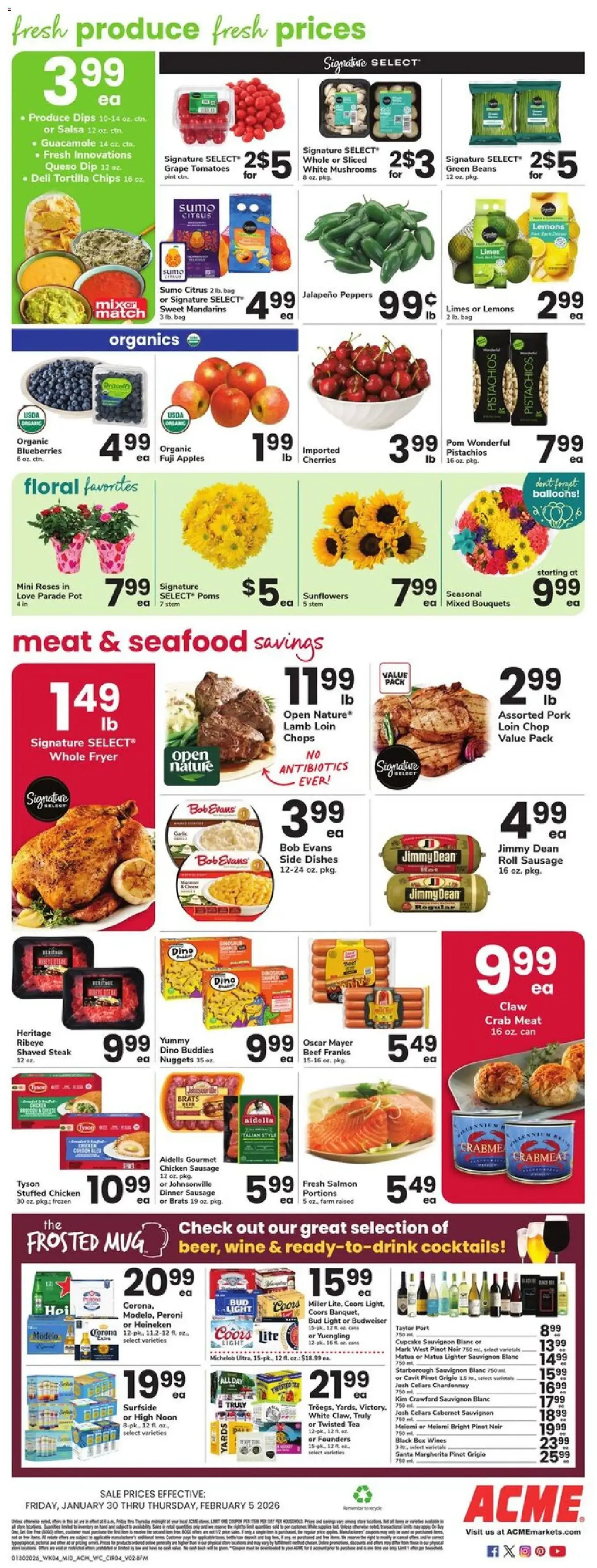 Acme Weekly Ad - valid flyer from 01/30/2026, page 3 of 4