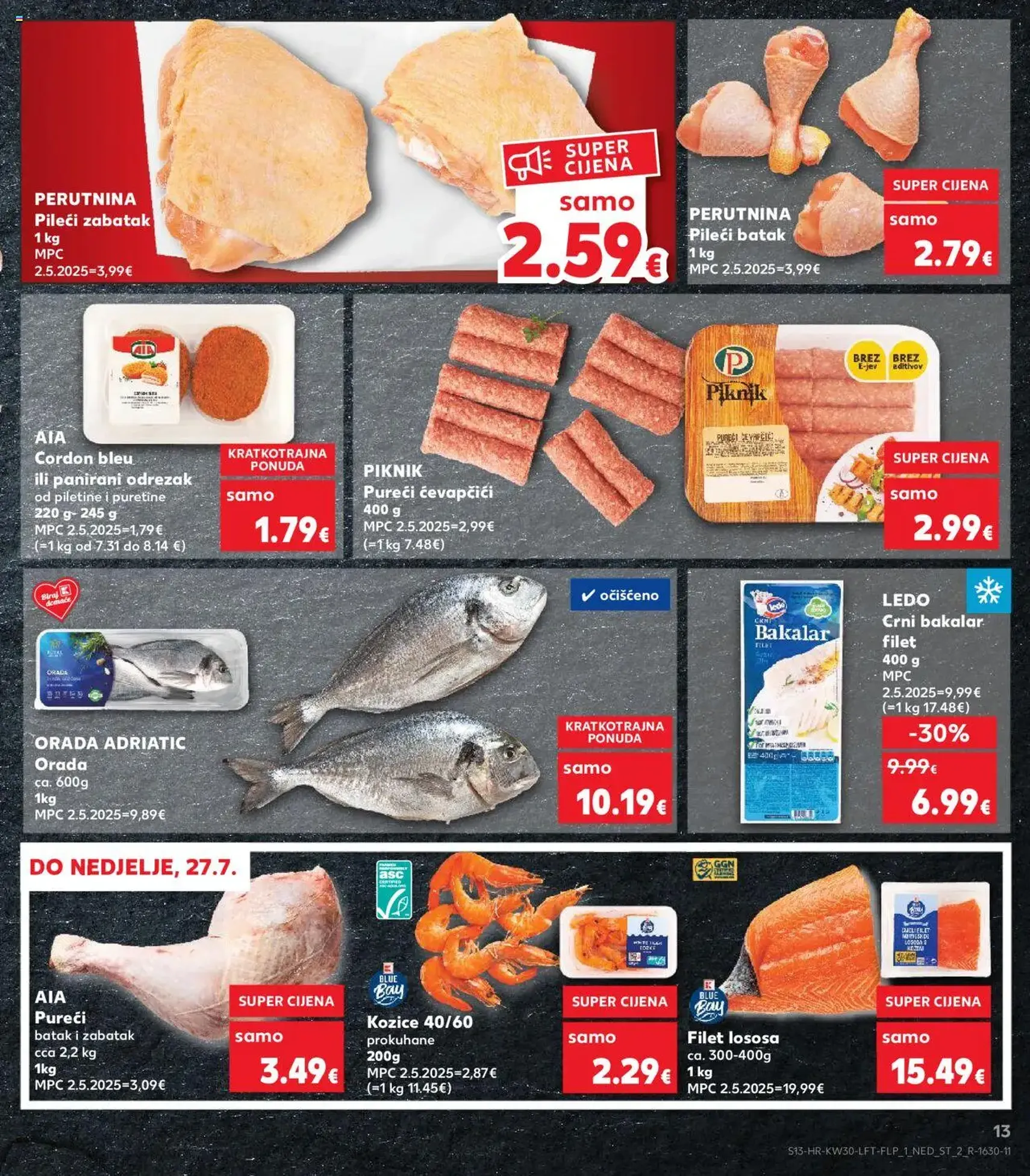 Kaufland HR - Split-Ravne njive - 2025.07.23. érvényes szórólap 13 oldal 32 oldalból