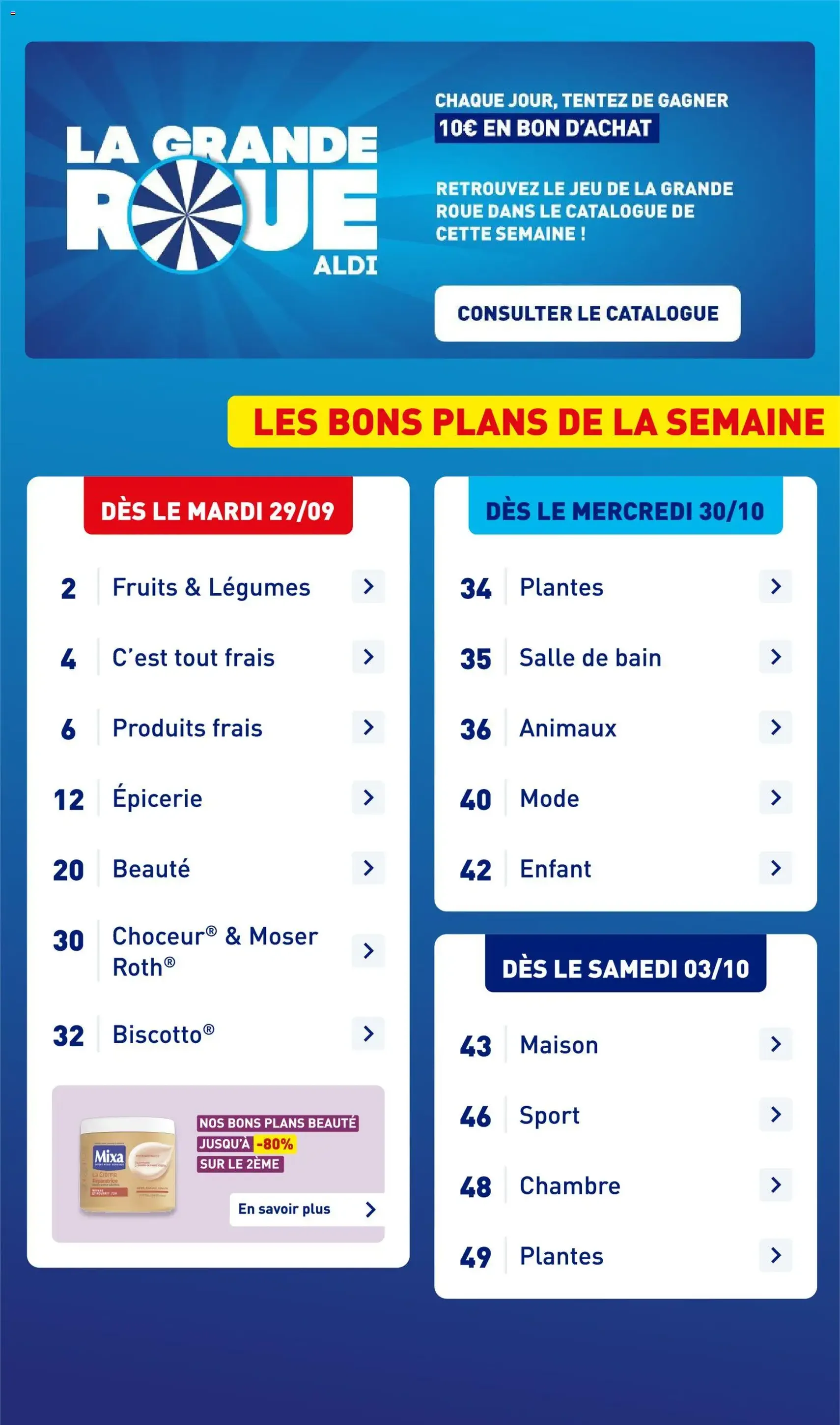 Aldi catalogue - brochure valable à partir du 29/09/2026, page 3 sur 53