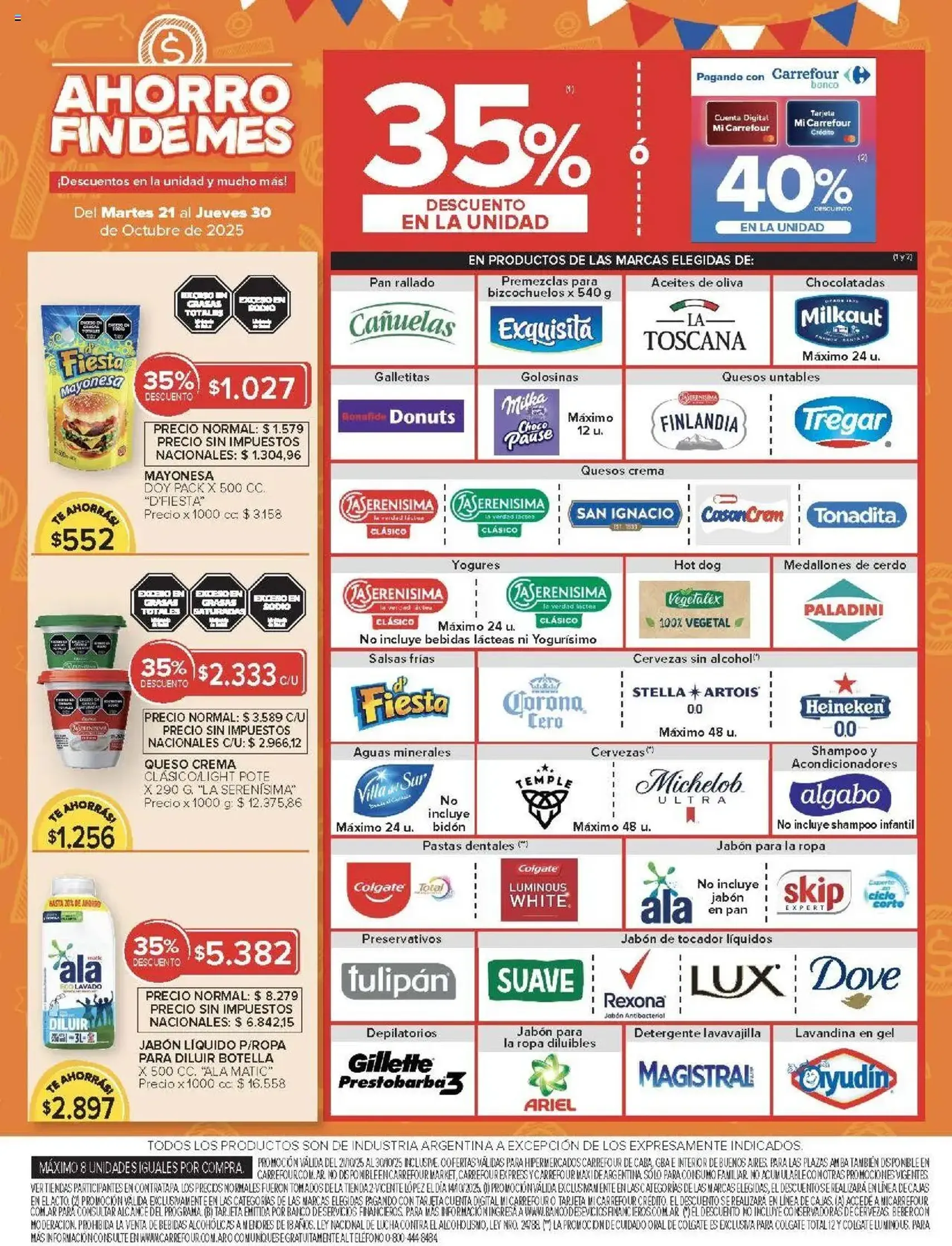 Carrefour - Ofertas Carrefour | 21 al 30 Octubre - 877a82af-aec3-47b2-a5ca-060b2cfa1f47 - folleto válido desde 21/10/2025 página 8 de 47 Carrefour - Ofertas Carrefour | 21 al 30 Octubre - 877a82af-aec3-47b2-a5ca-060b2cfa1f47 - folleto válido desde 21/10/2025 página 8 de 47