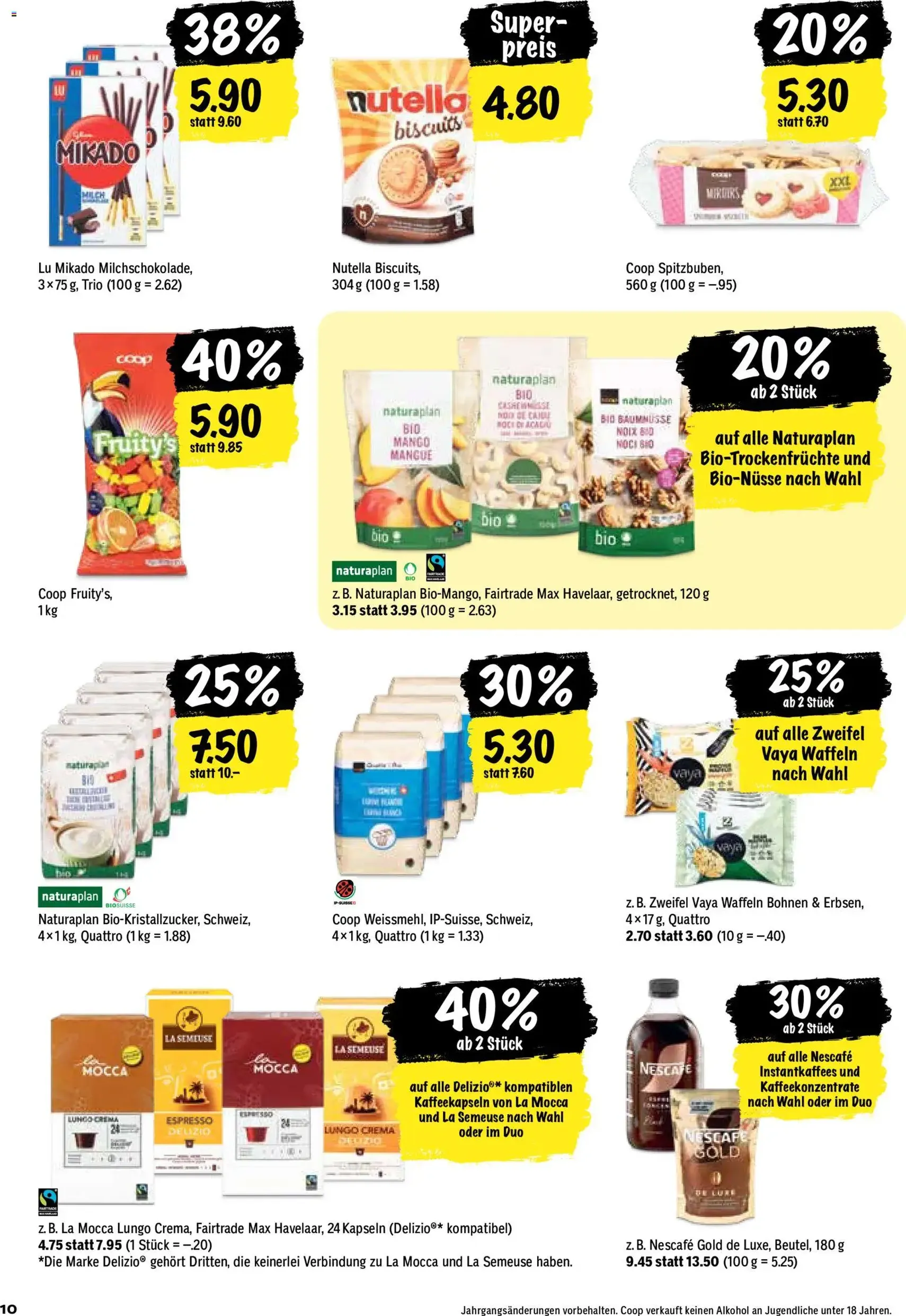 Coop aktionen - Gültiger Prospekt ab 13.08.2026, Seite 10 von insgesamt 28
