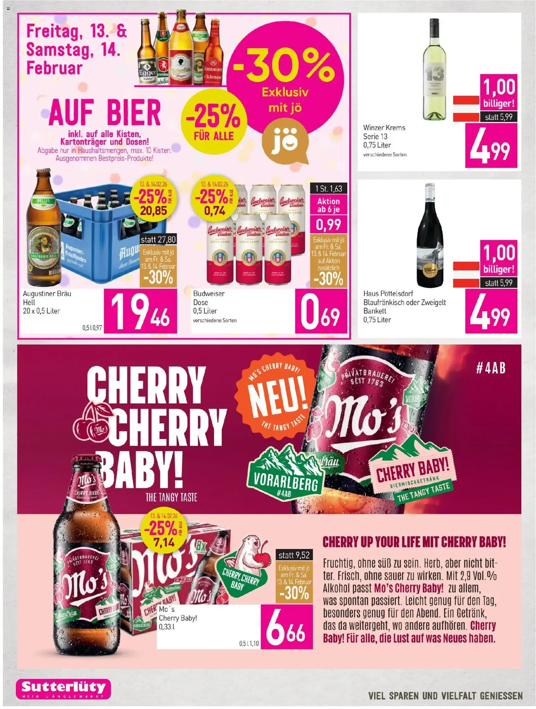 Sutterlüty Flugblatt - Gültiger Prospekt ab 12.02.2026, Seite 18 von insgesamt 24