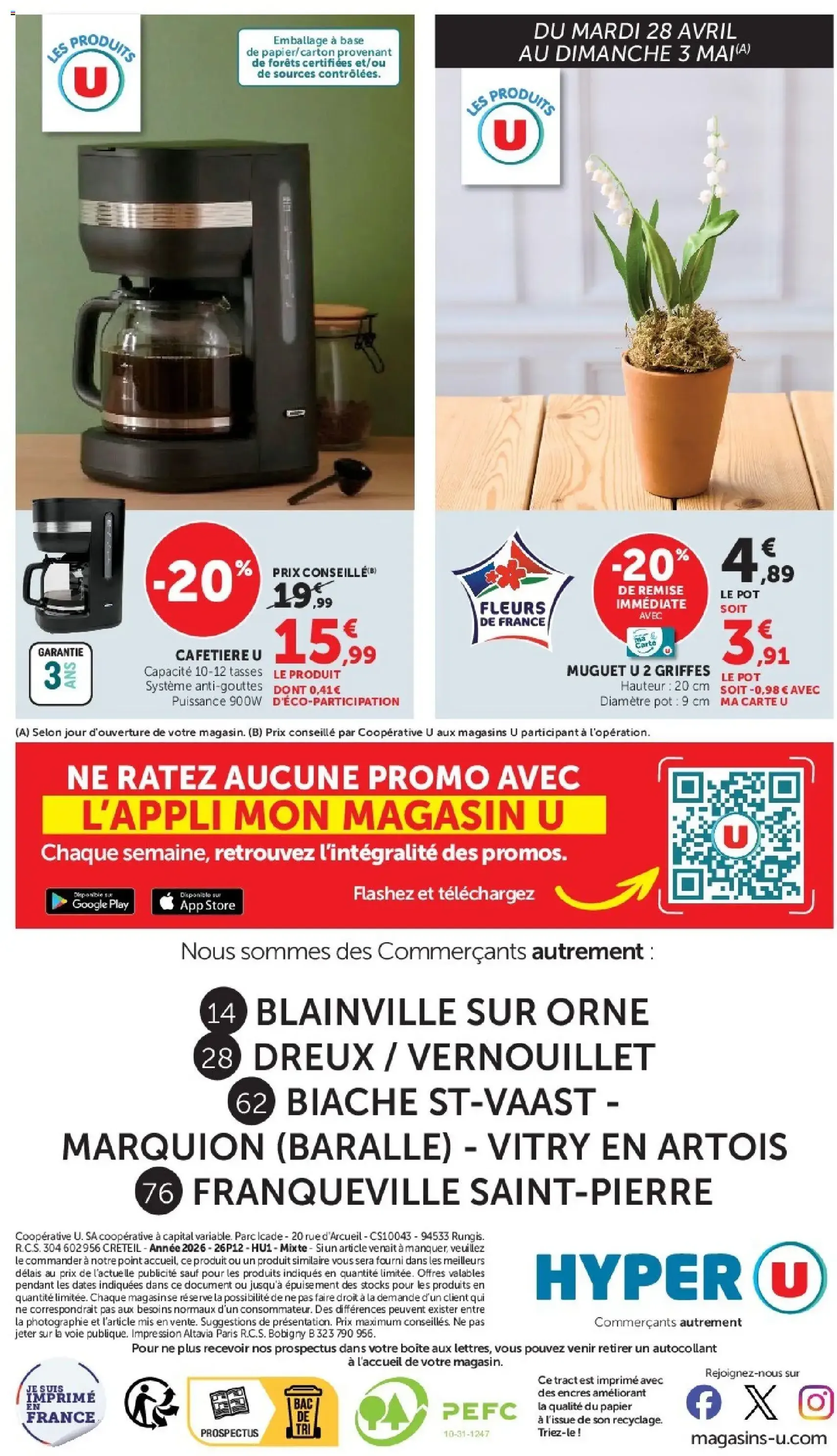 Hyper U catalogue - brochure valable à partir du 28/04/2026, page 44 sur 44