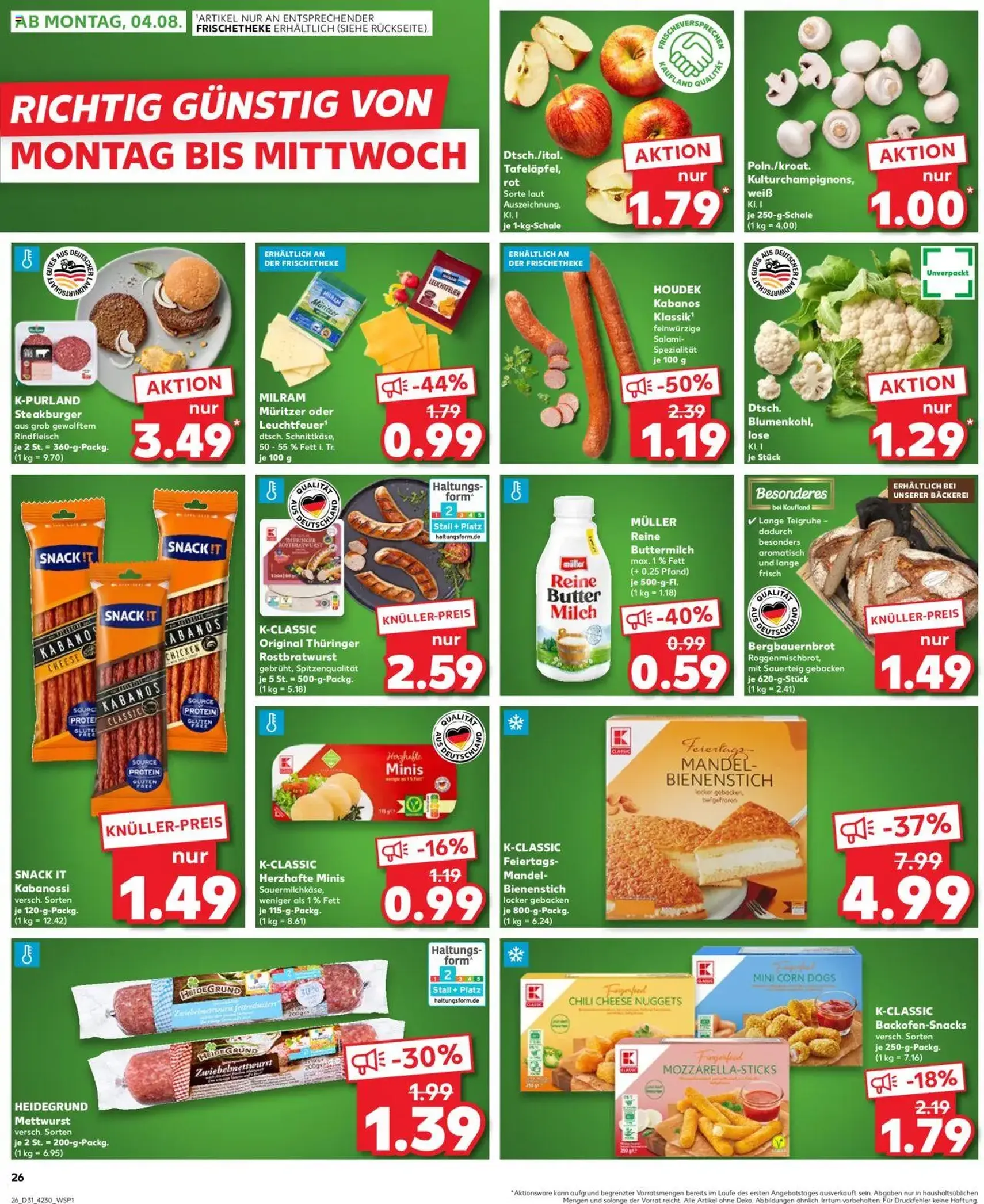 Kaufland Prospekt - Gültiger Prospekt ab 31.07.2025, Seite 26 von insgesamt 36