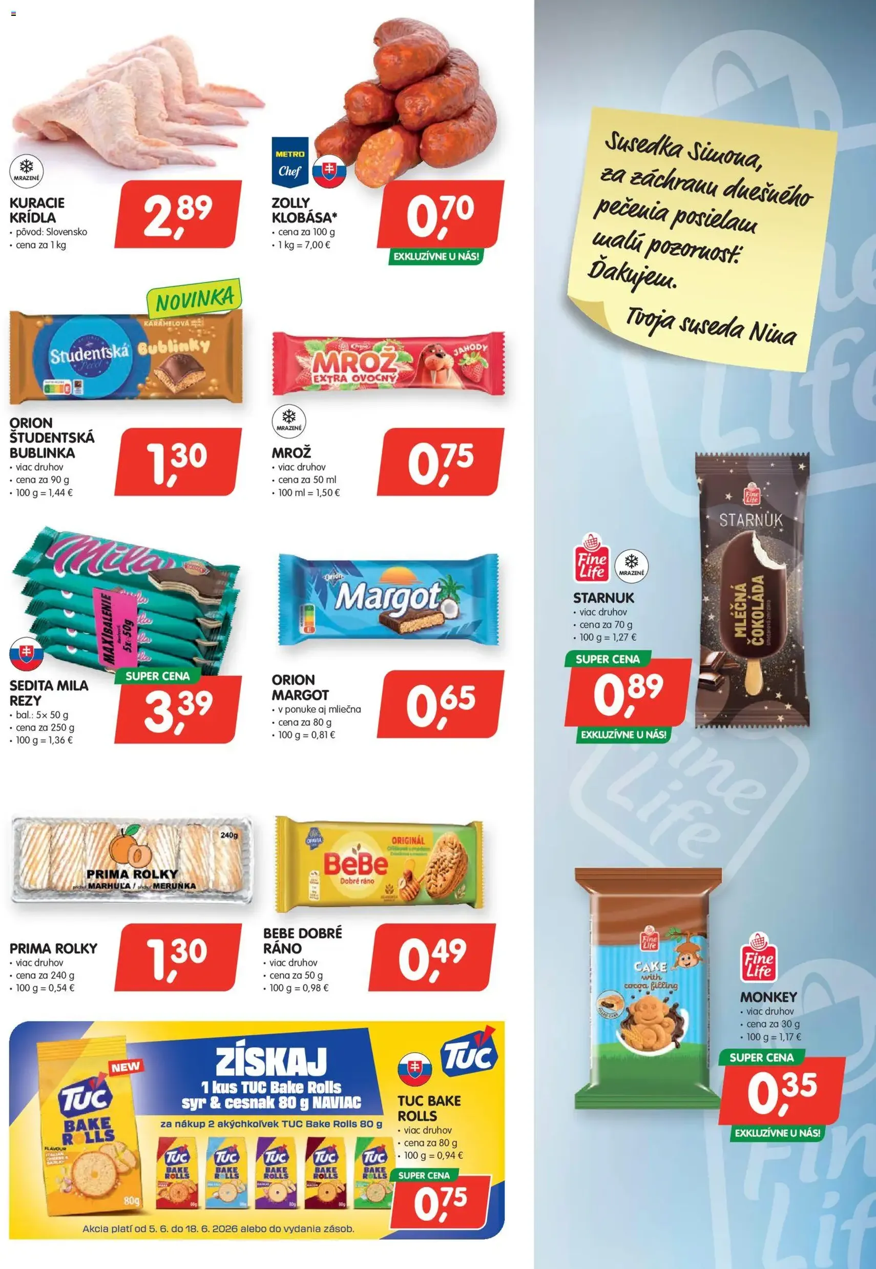 Môj obchod leták - platný leták od 05.06.2026 strana 3 z 6