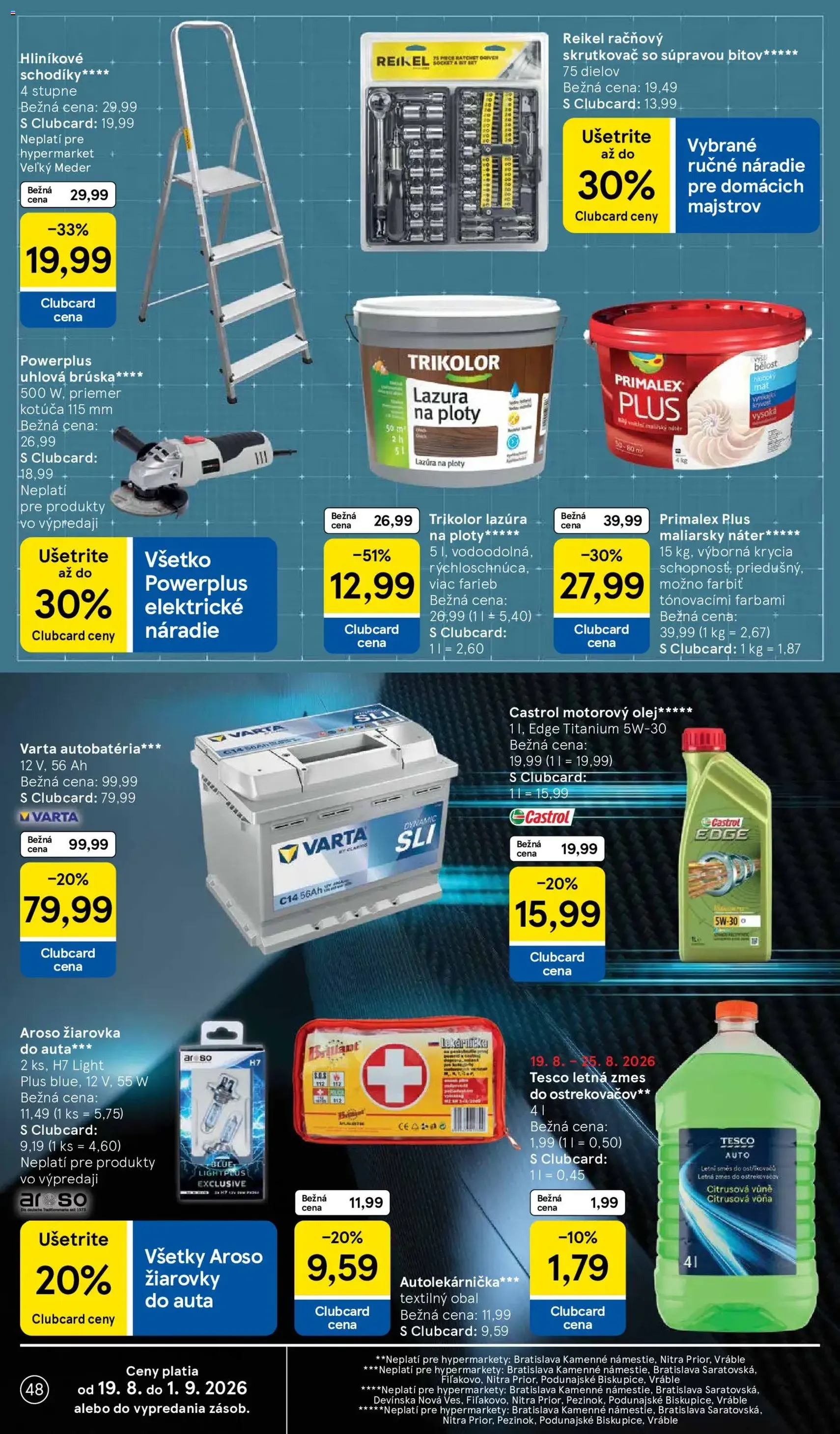 Tesco Hypermarket - leták - platný leták od 19.08.2026 strana 48 z 50