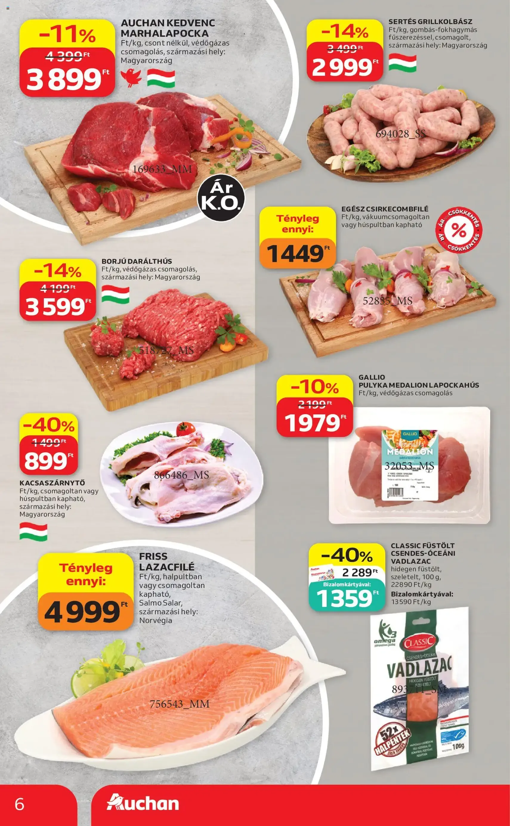 Auchan akciós újság - 2026.07.16. érvényes szórólap 6 oldal 56 oldalból